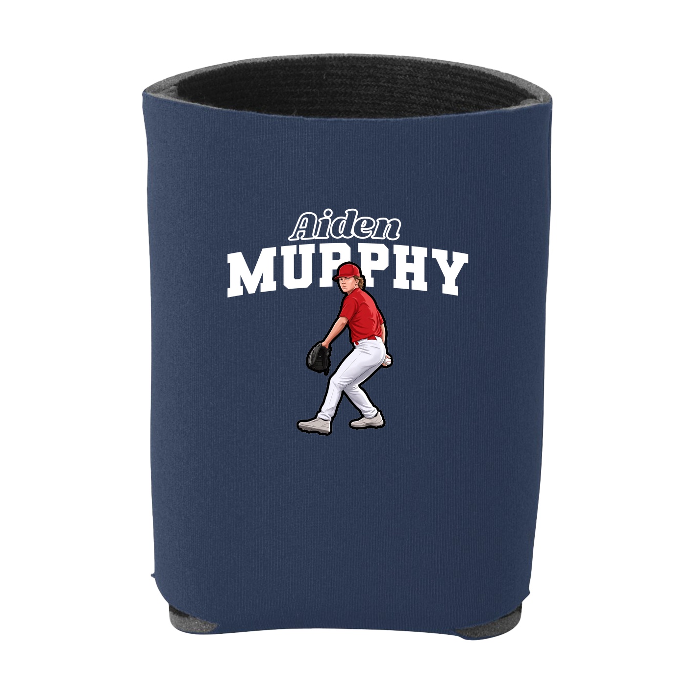 Can Holder — Name Arch in Navy