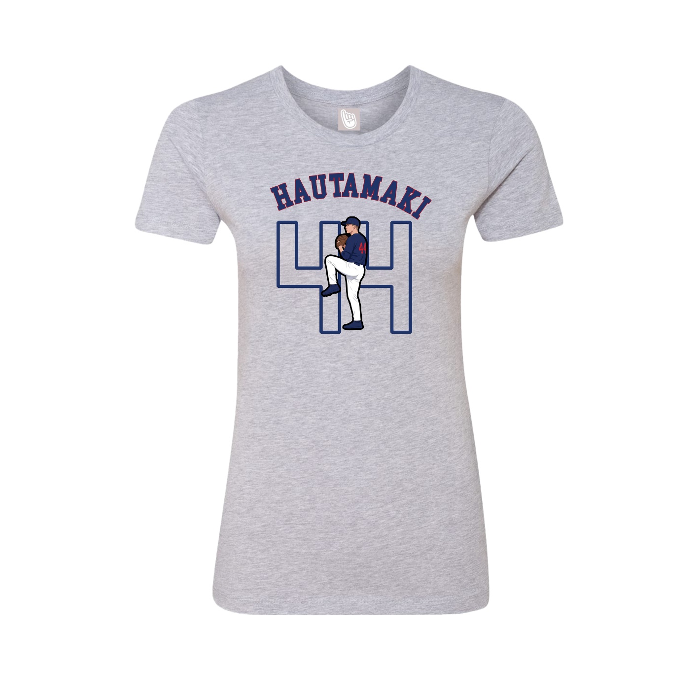 Fitted Women's Tee — Shirsey Arch in Grey
