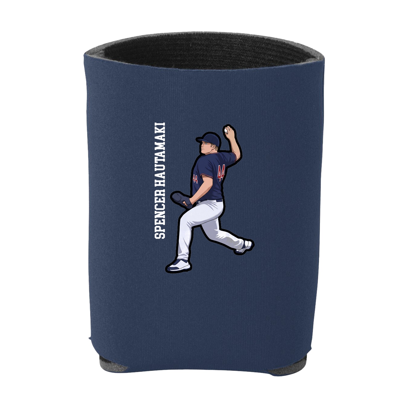 Can Holder — Name Vertical in Navy