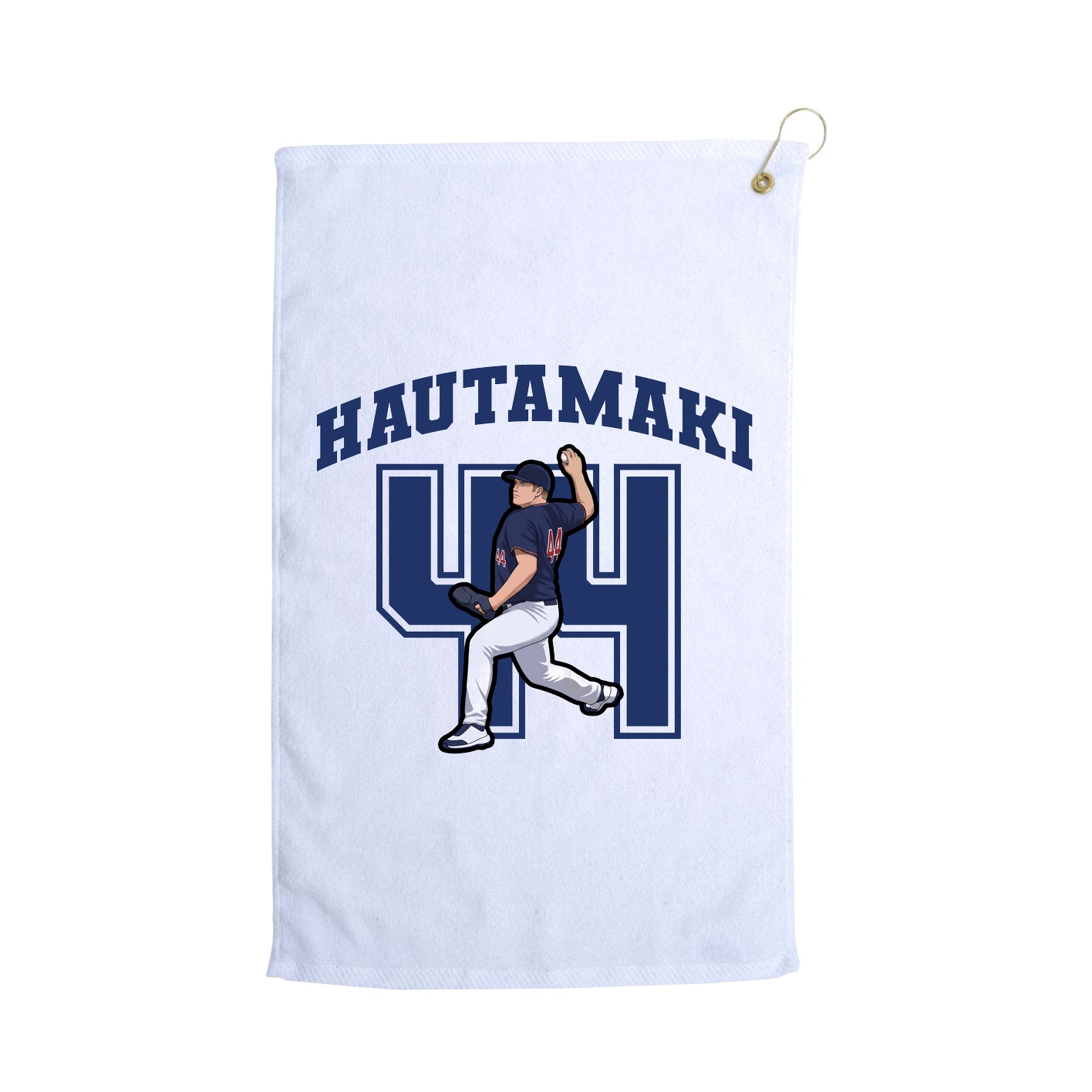 Golf Towel — Number in White