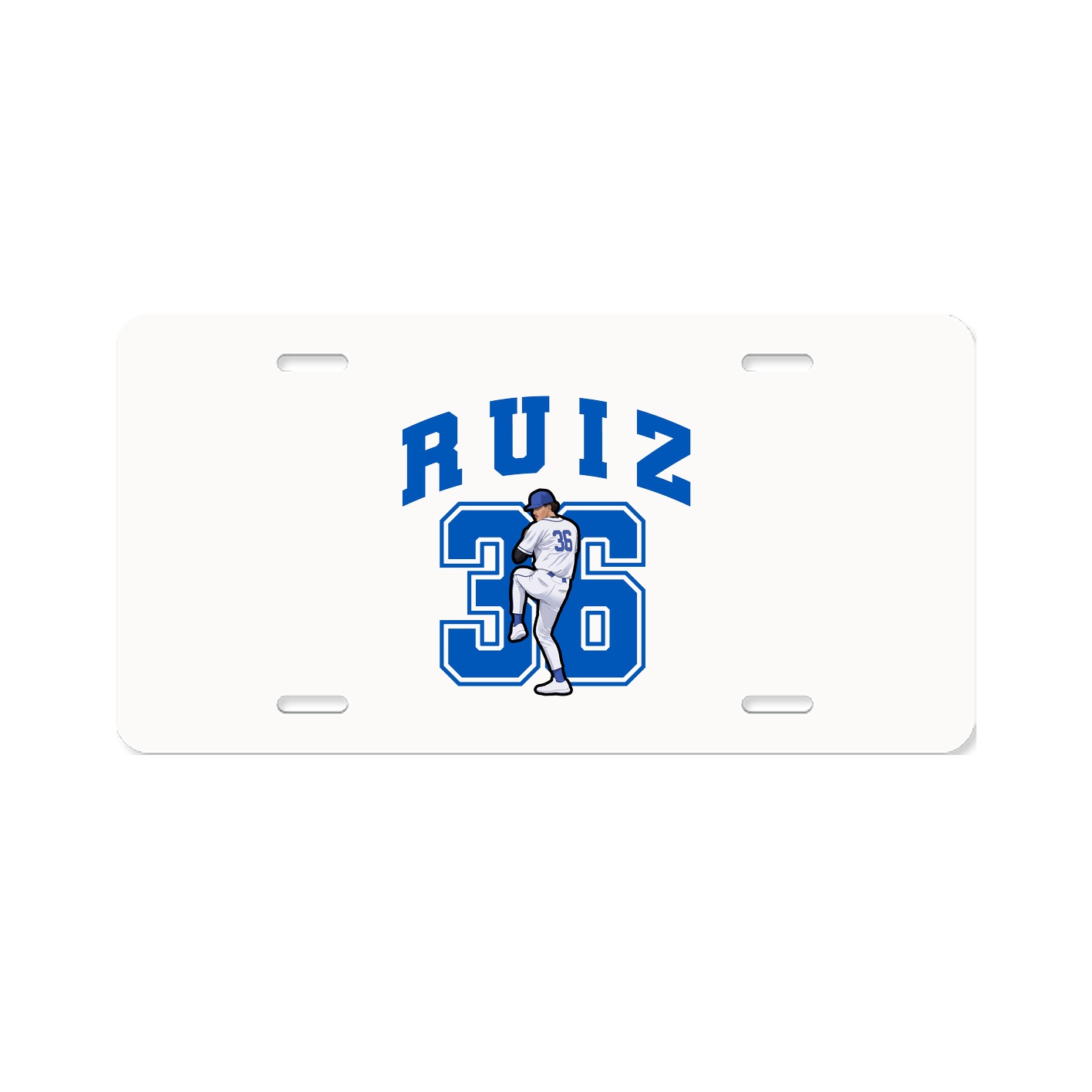 License Plate — Number in Classic