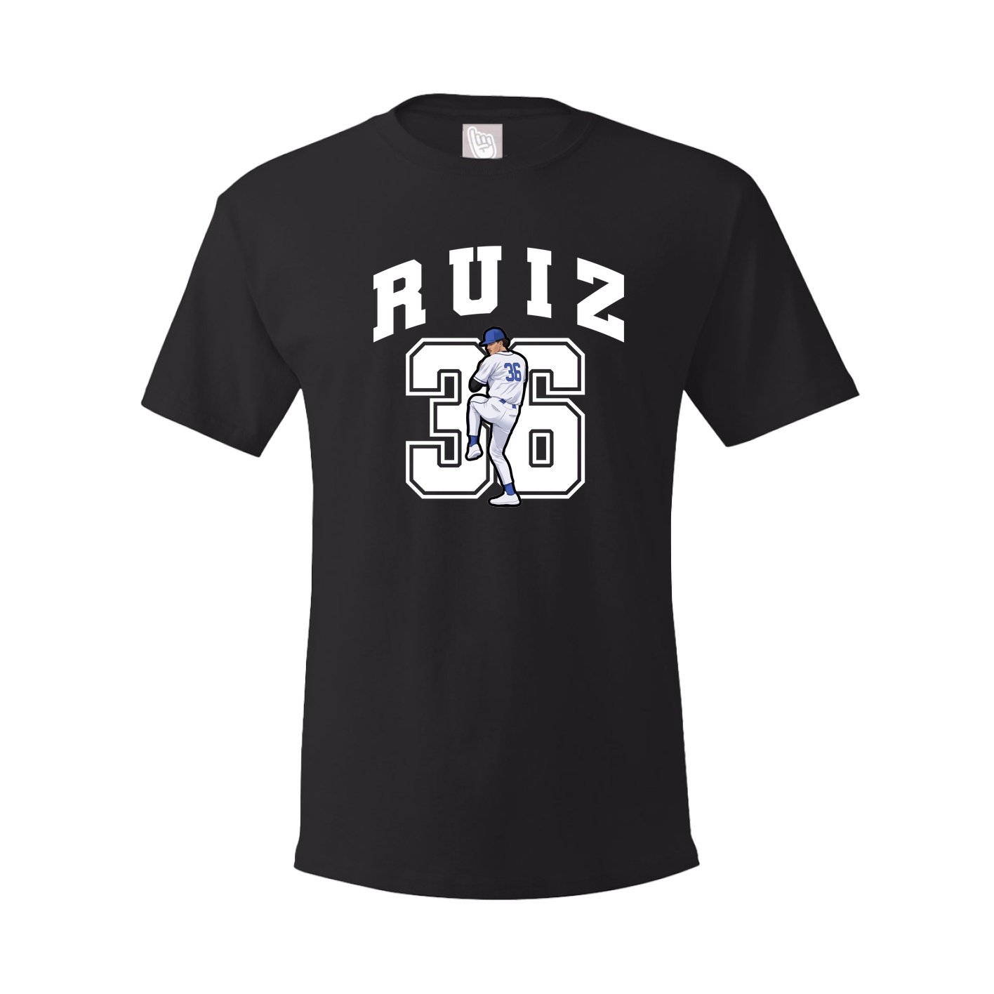 Youth Tee — Number in Black