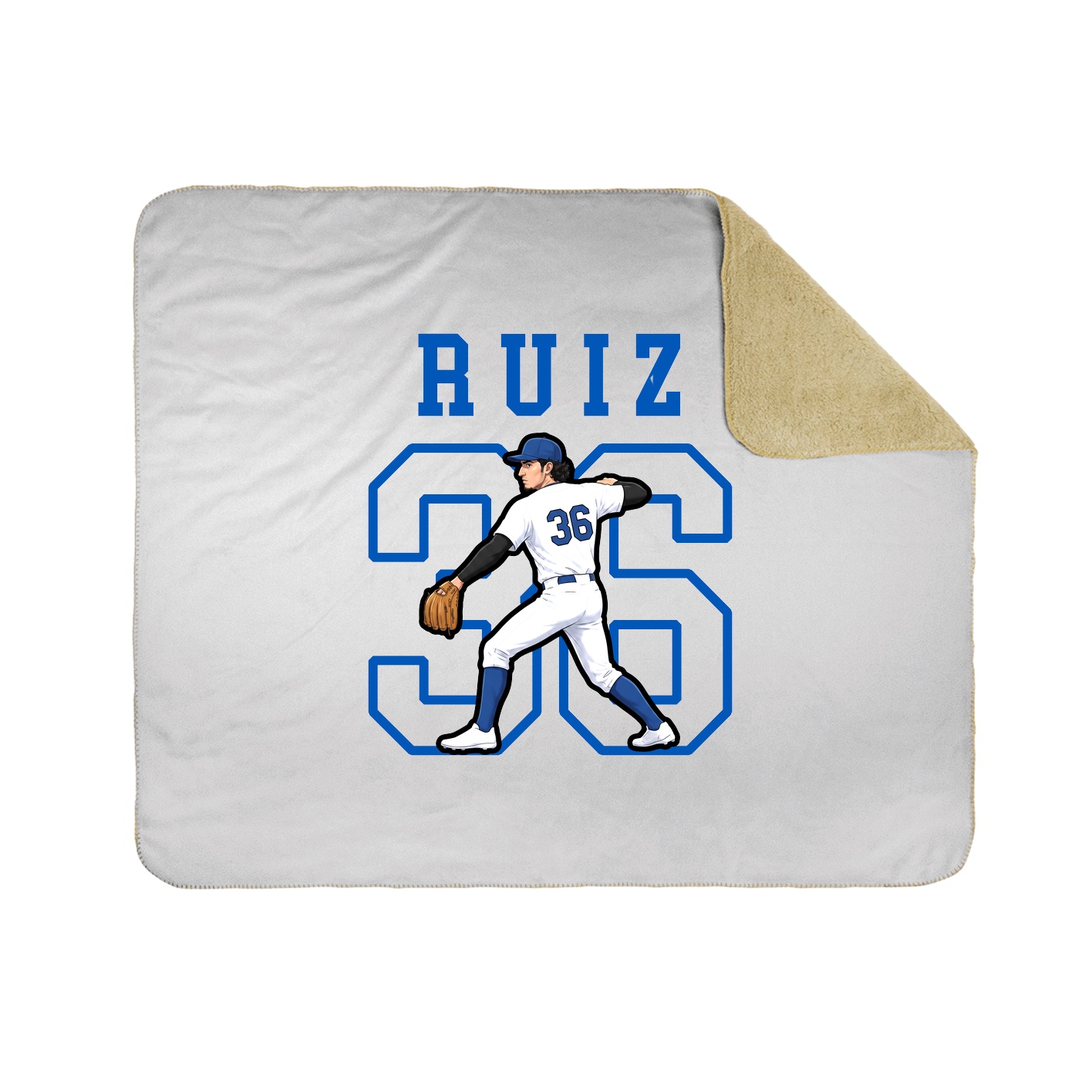 Throw Blanket — Shirsey in White