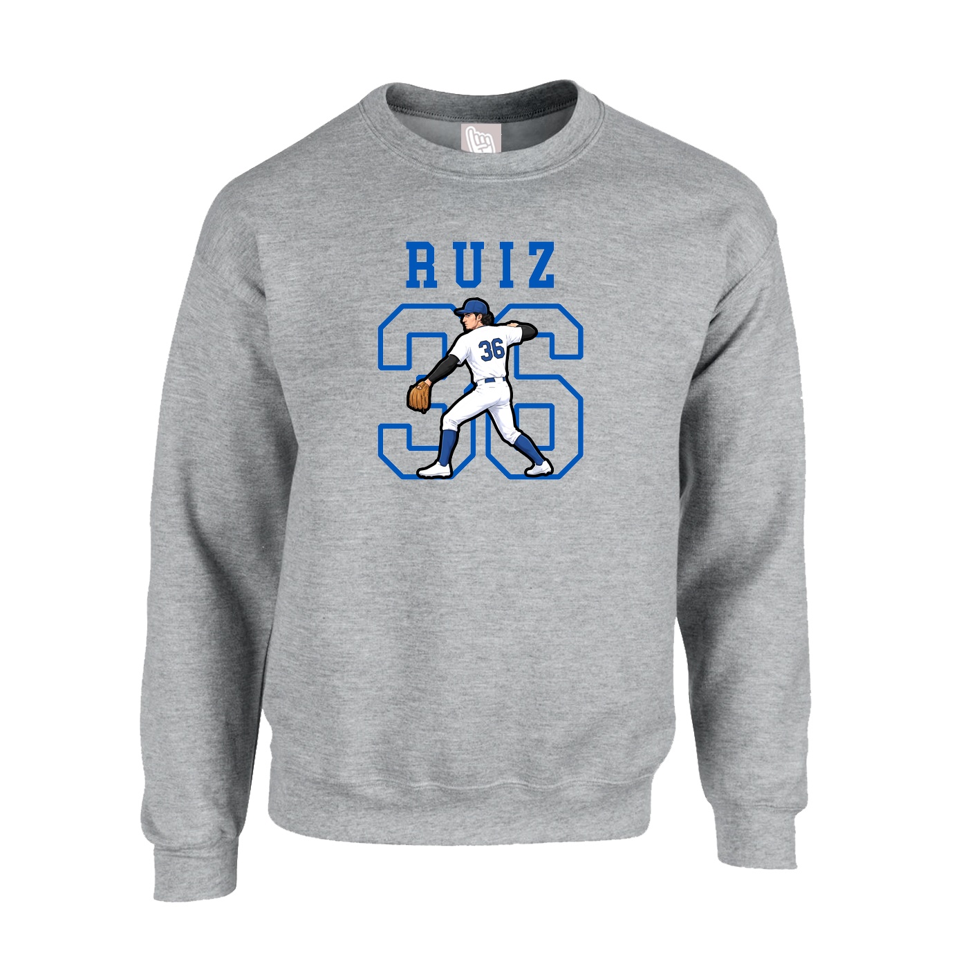 Fleece Crew — Shirsey in Grey