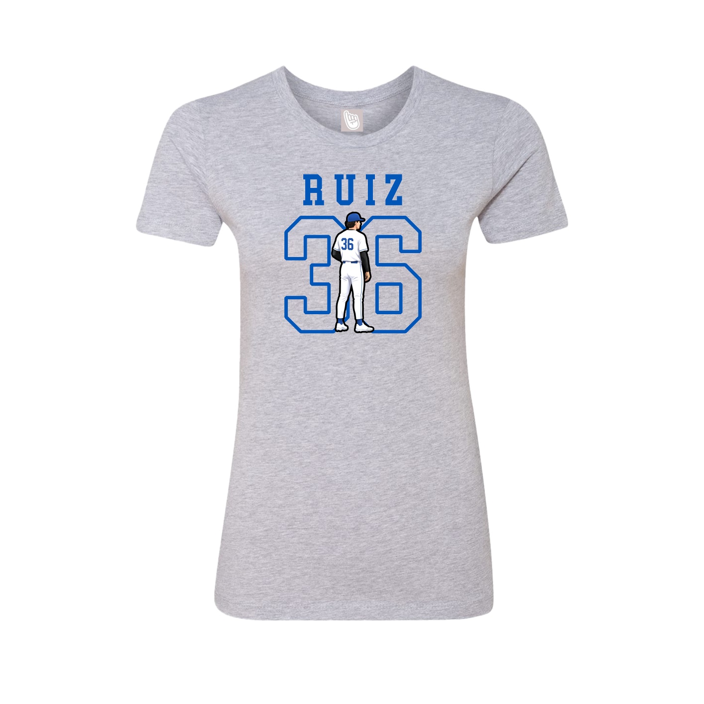 Fitted Women's Tee — Shirsey in Grey
