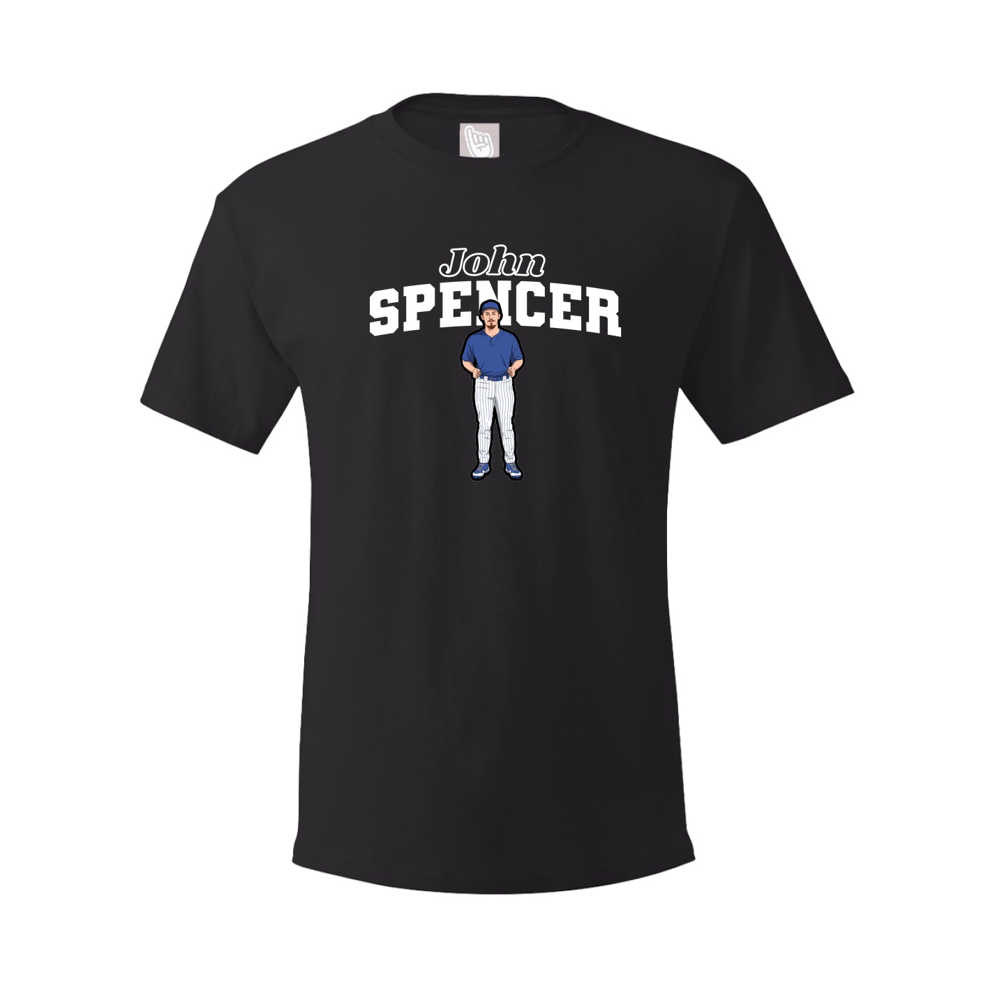 Youth Tee — Name Arch in Black