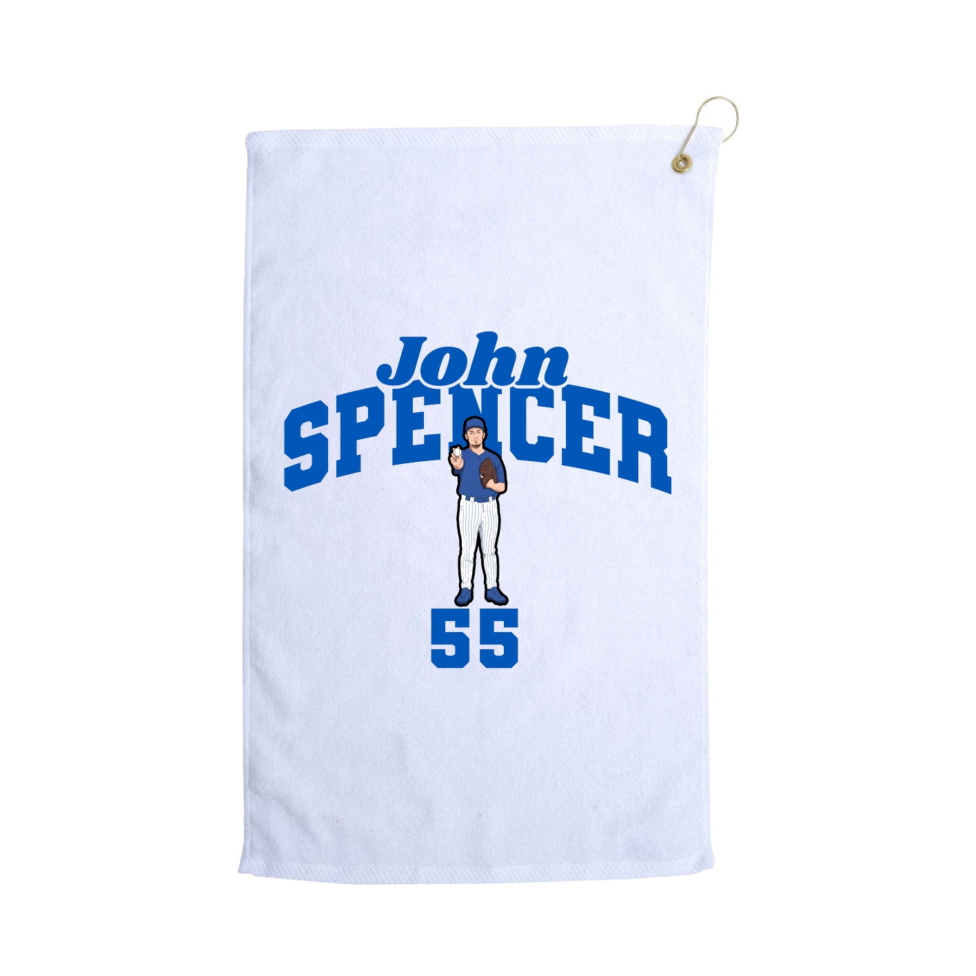 Golf Towel — Signature Arch in White