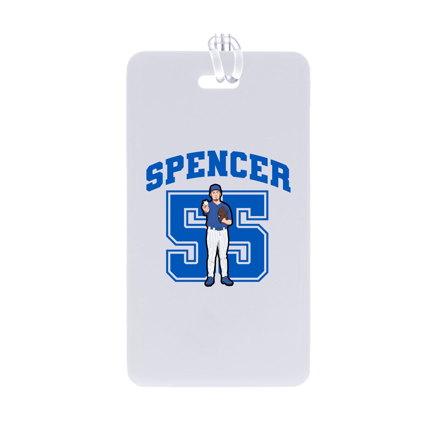 Bag Tag — Number in Classic