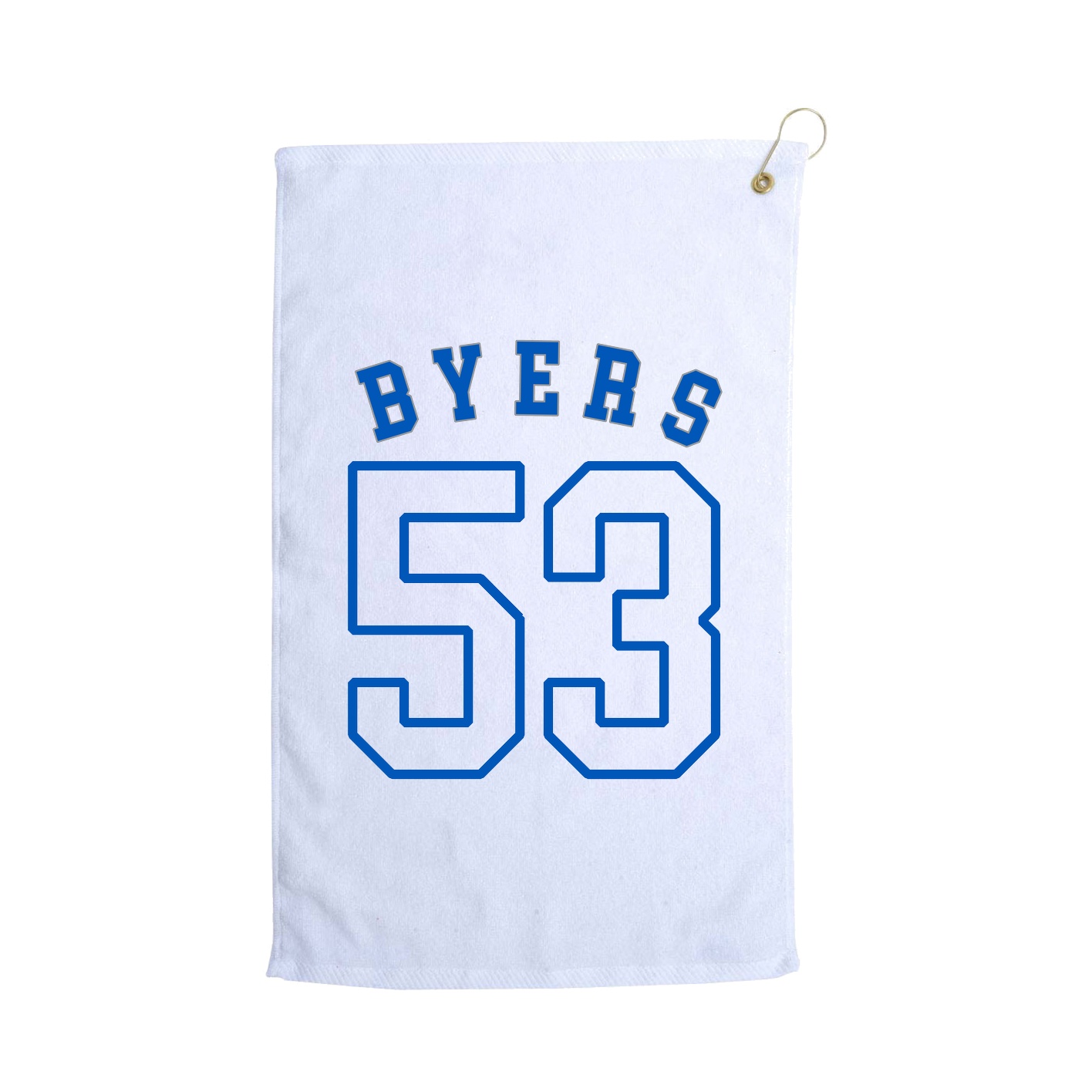 Golf Towel — Shirsey Arch in White
