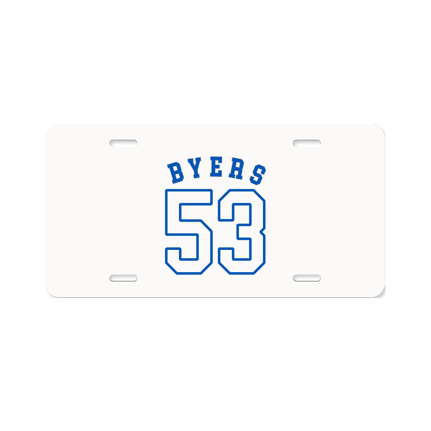 License Plate — Shirsey Arch in Classic