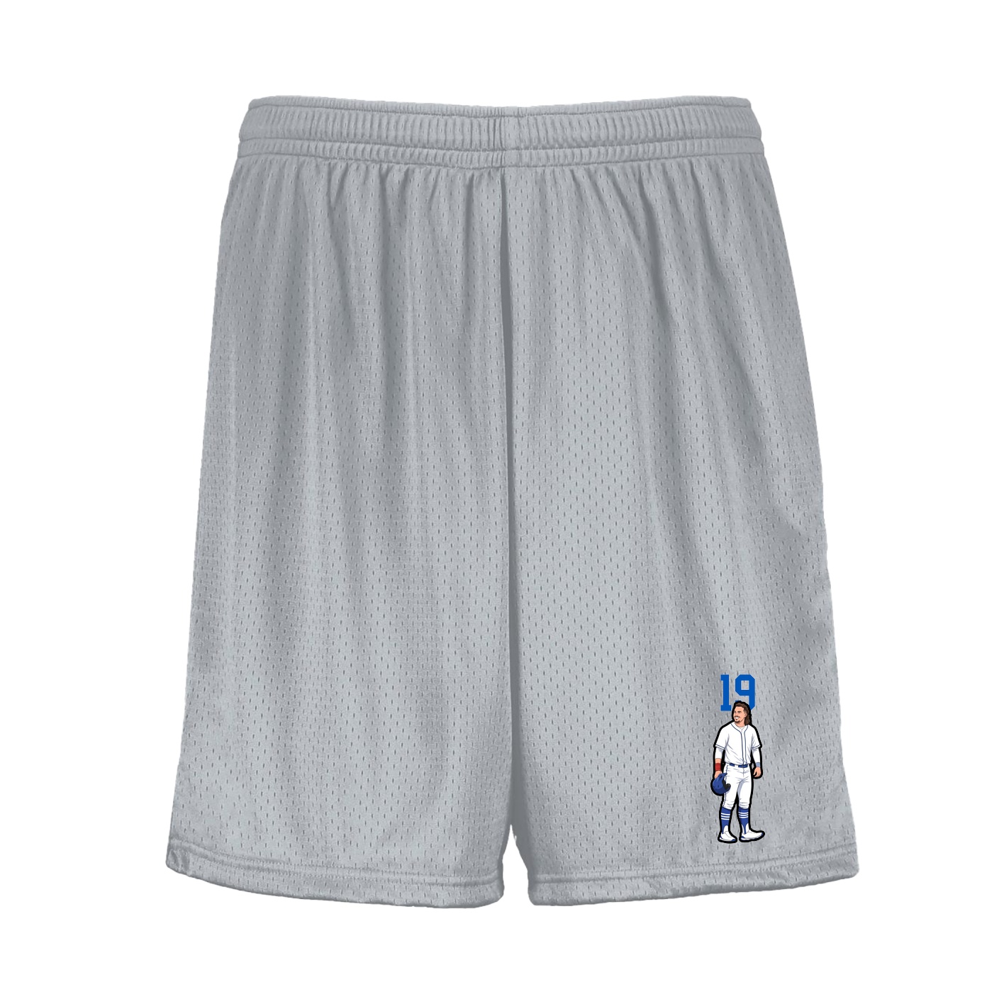 Shorts — Number Top in Silver