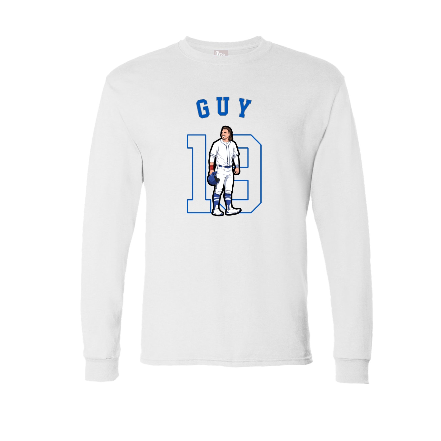 Long Sleeve Tee — Shirsey Arch in White