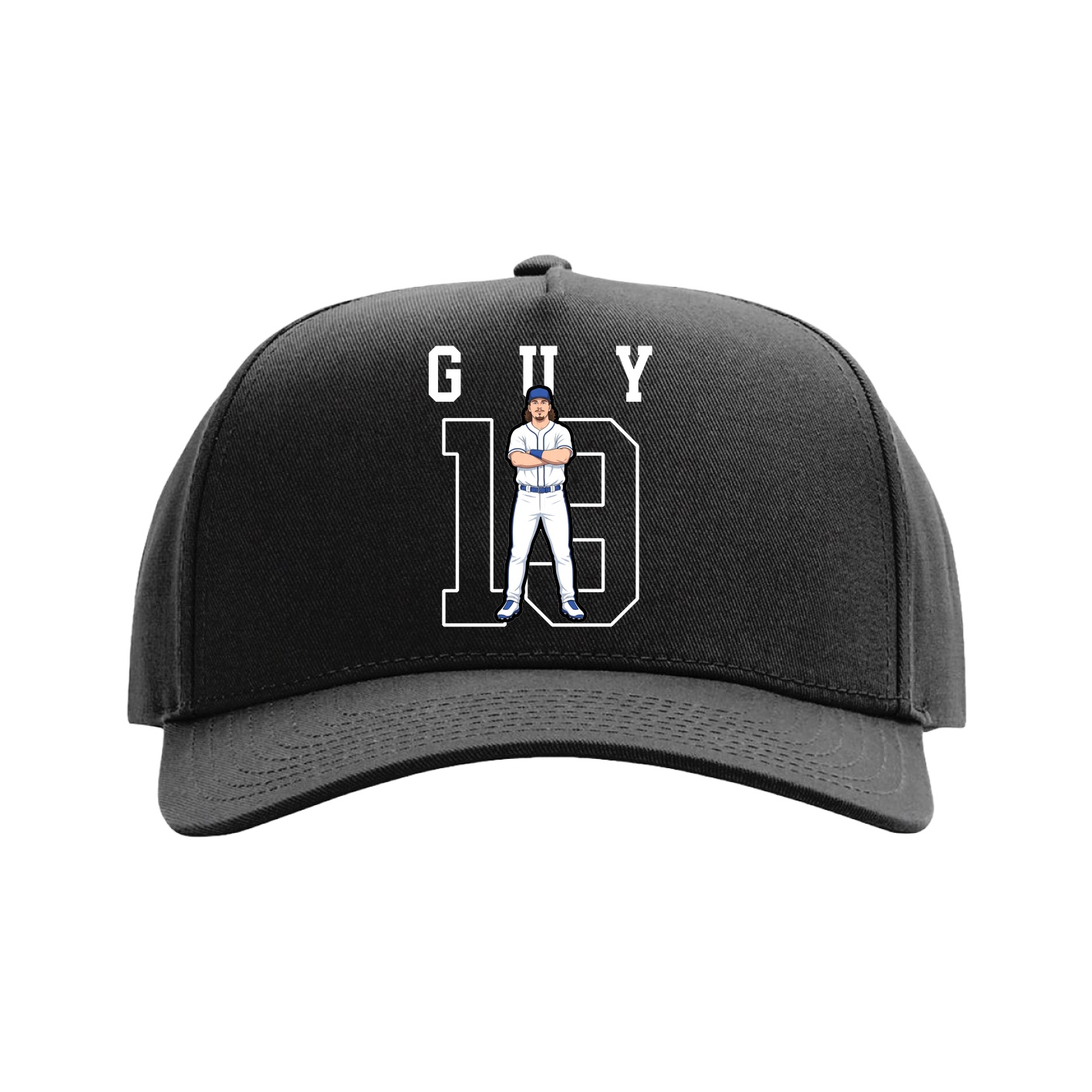 Full Fabric Five-Panel Champ Cap