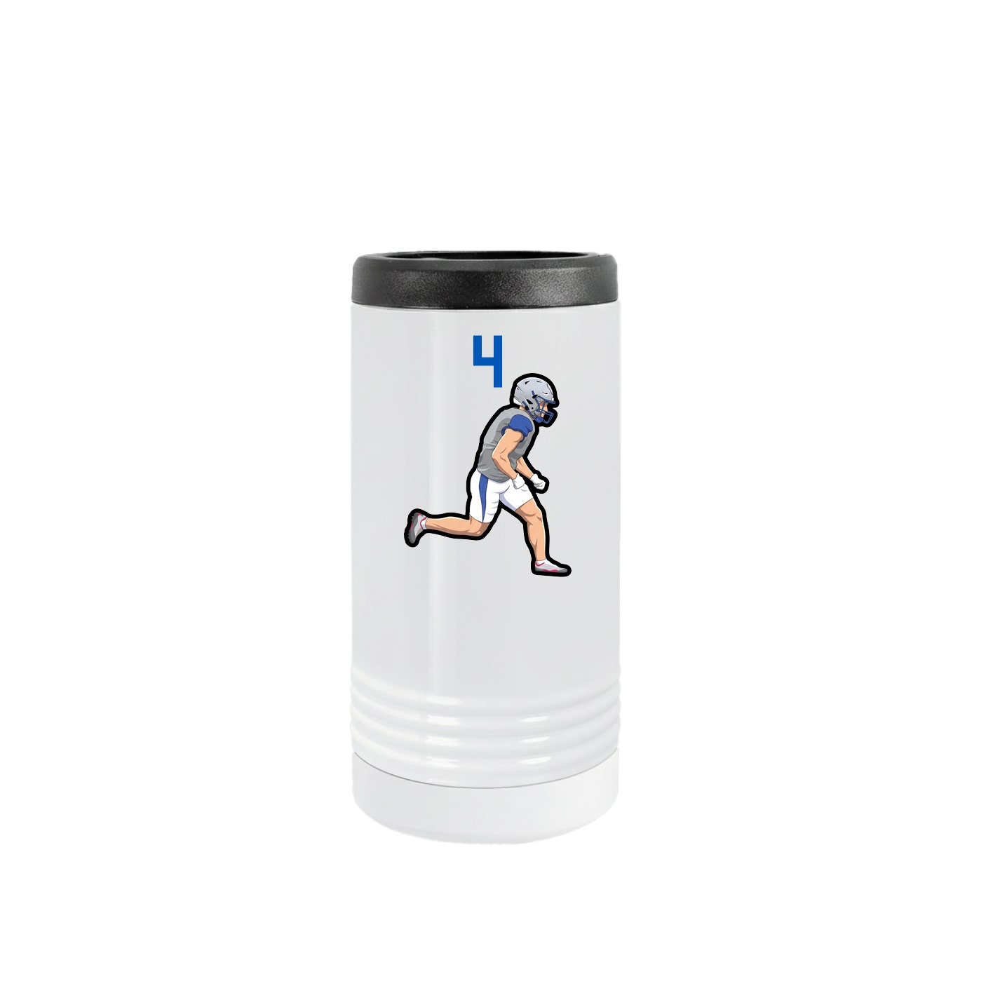 Slim Beverage Holder — Number Top in White