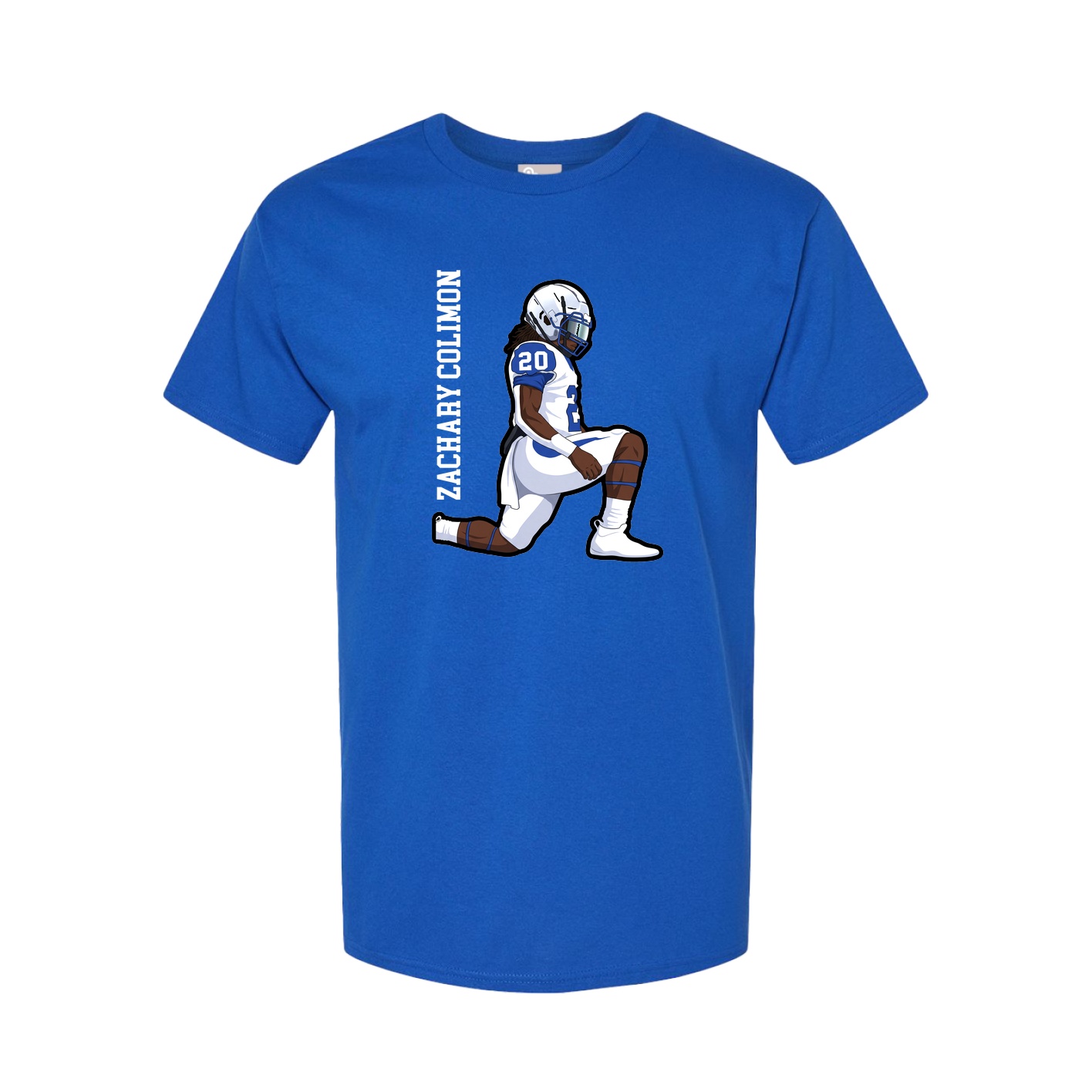 Tee — Name Vertical in Royal