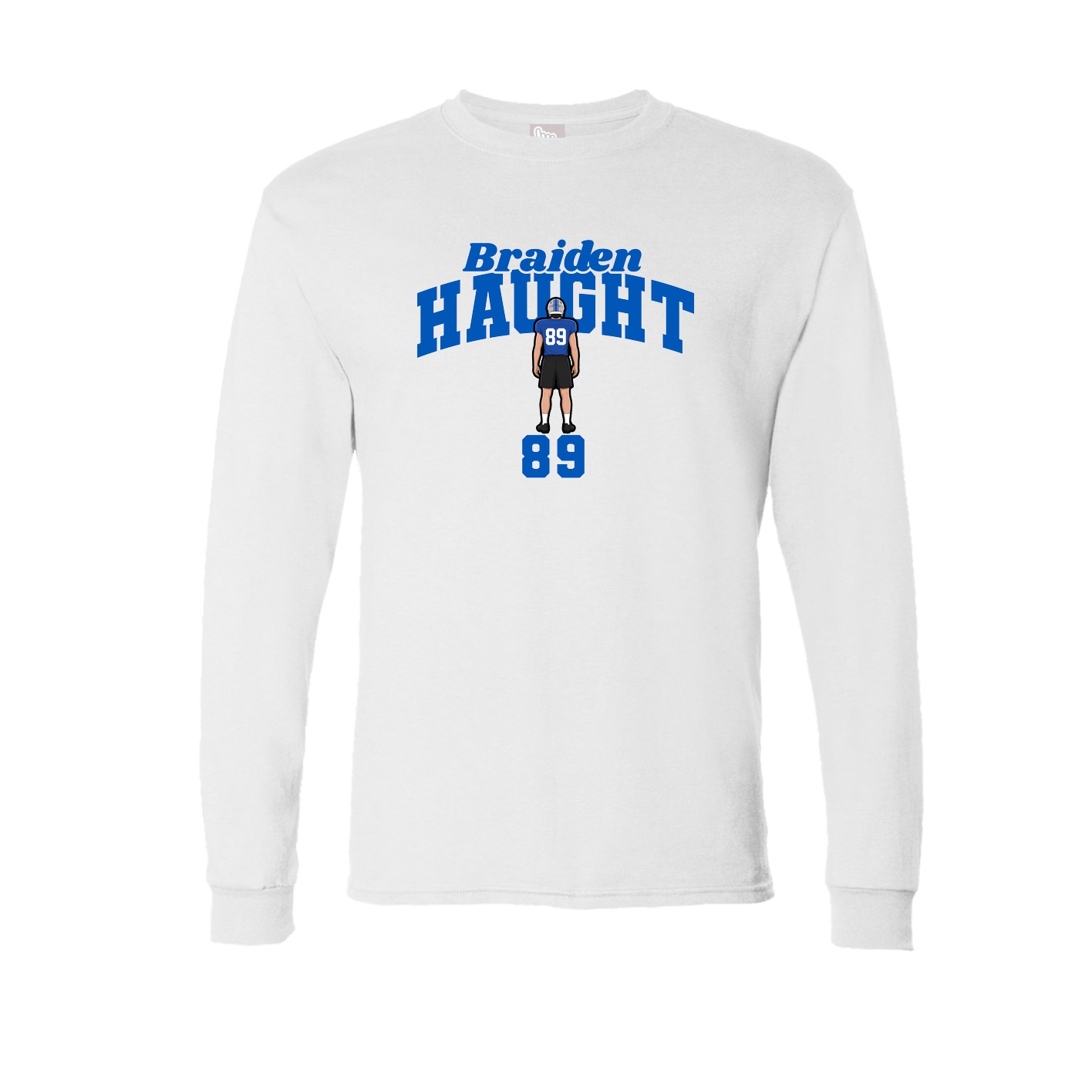 Long Sleeve Tee — Signature Arch in White