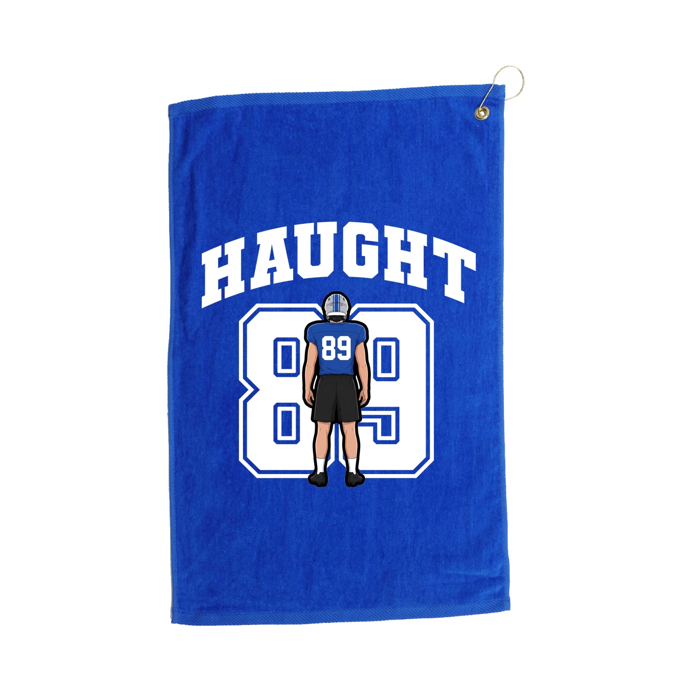 Golf Towel — Number in Royal