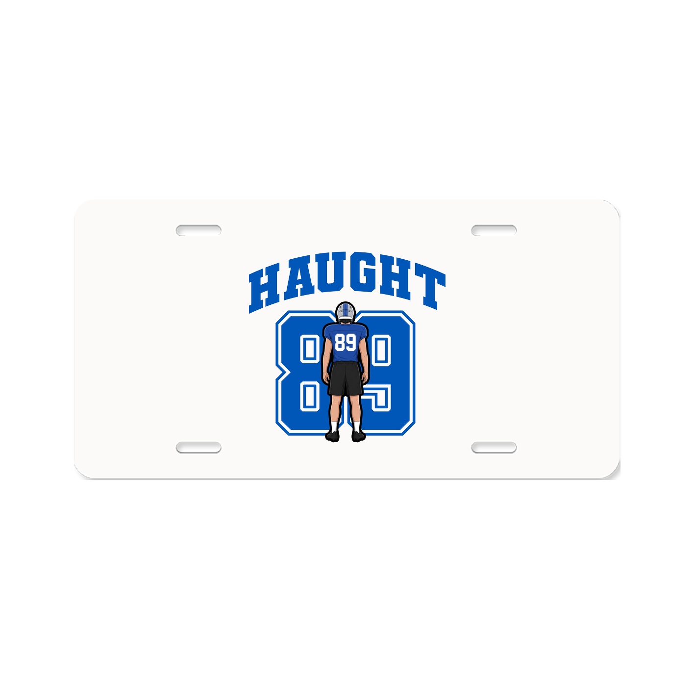 License Plate — Number in Classic