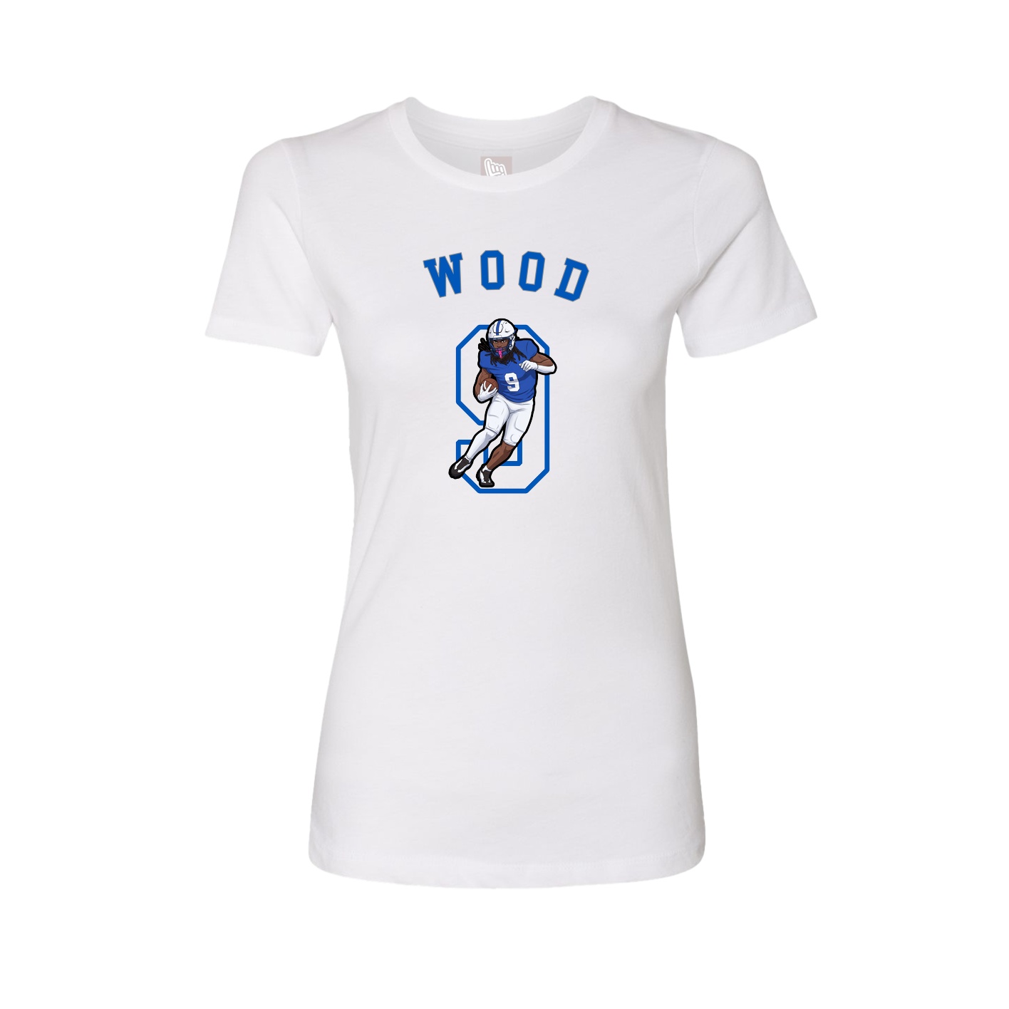 Fitted Women's Tee — Shirsey Arch in White