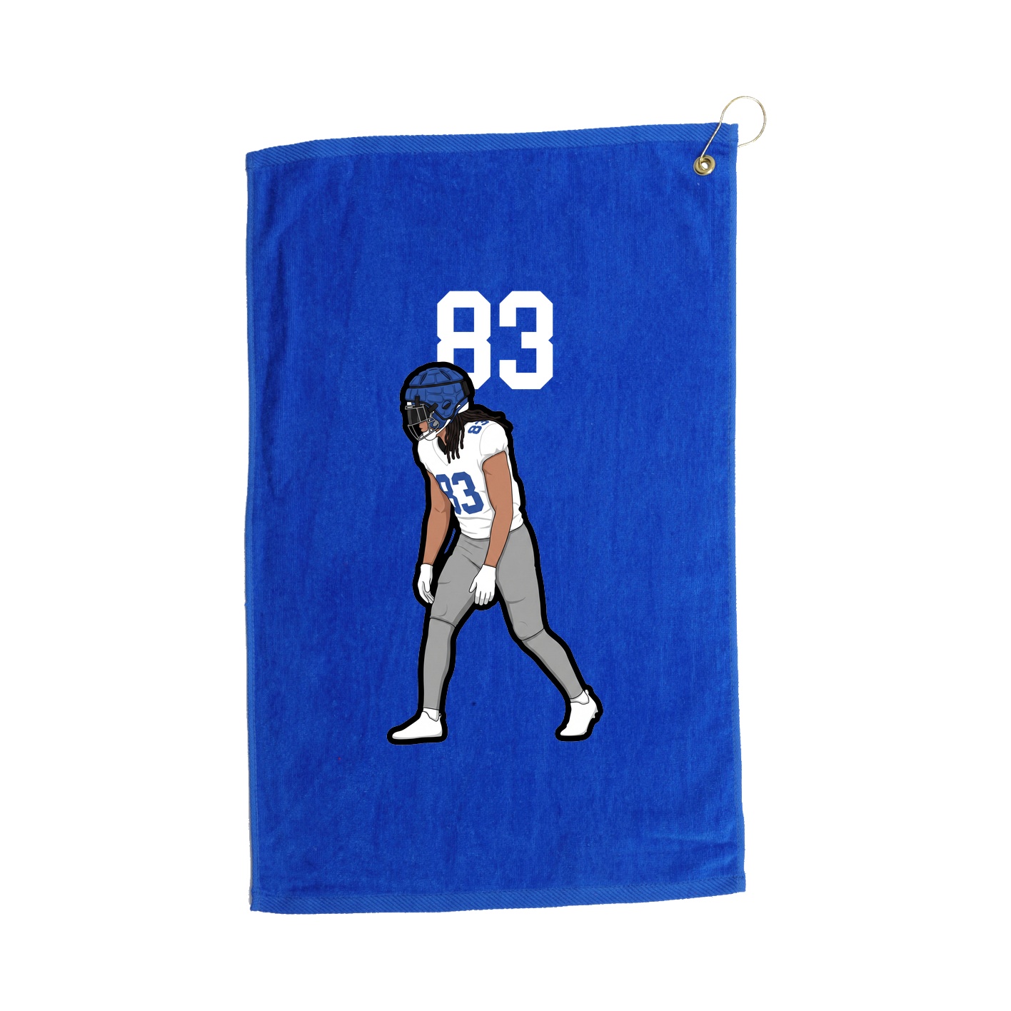 Golf Towel — Number Top in Royal