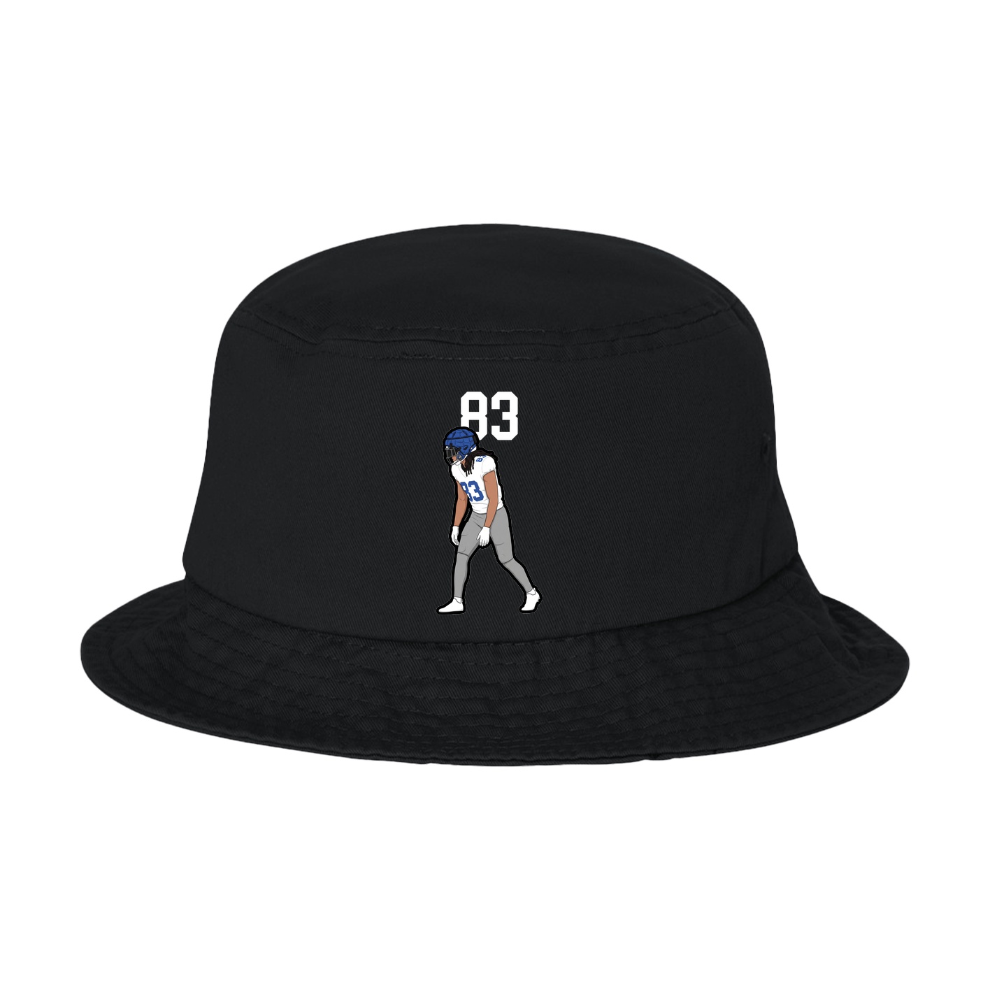 Bucket Cap — Number Top in Black