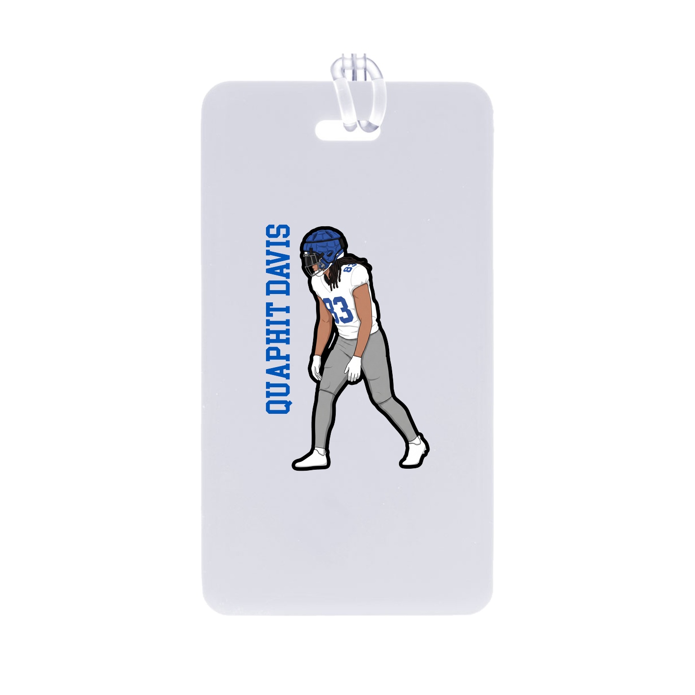 Bag Tag — Name Vertical in Classic