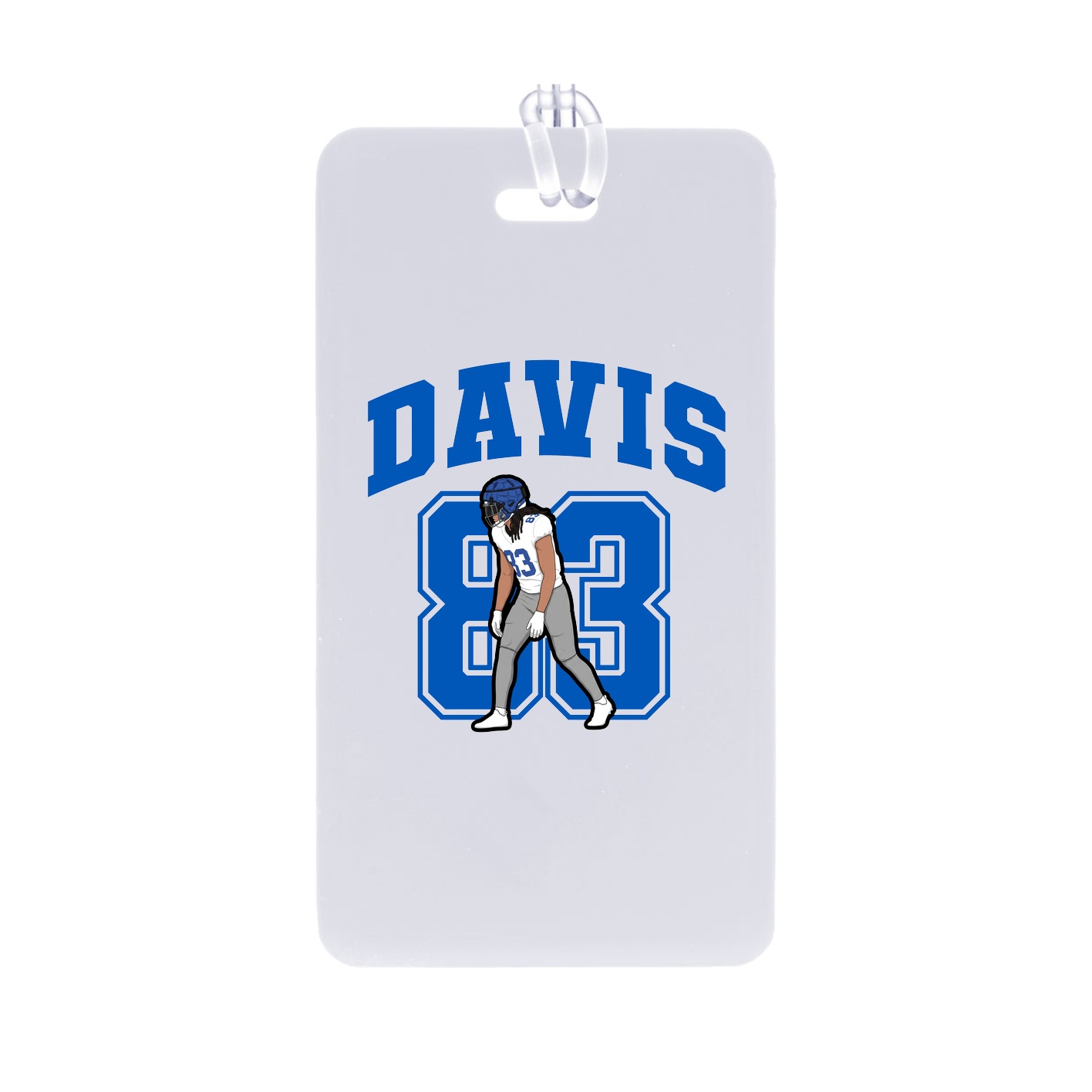 Bag Tag — Number in Classic