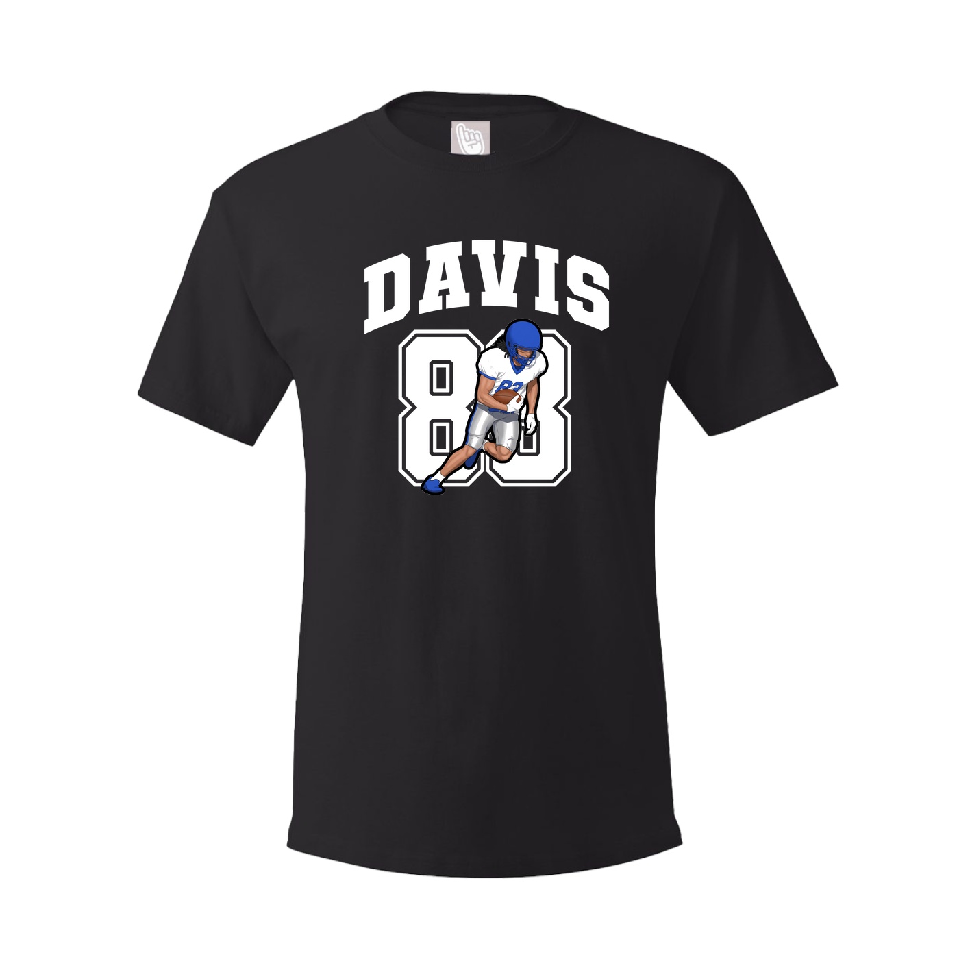 Youth Tee — Number in Black