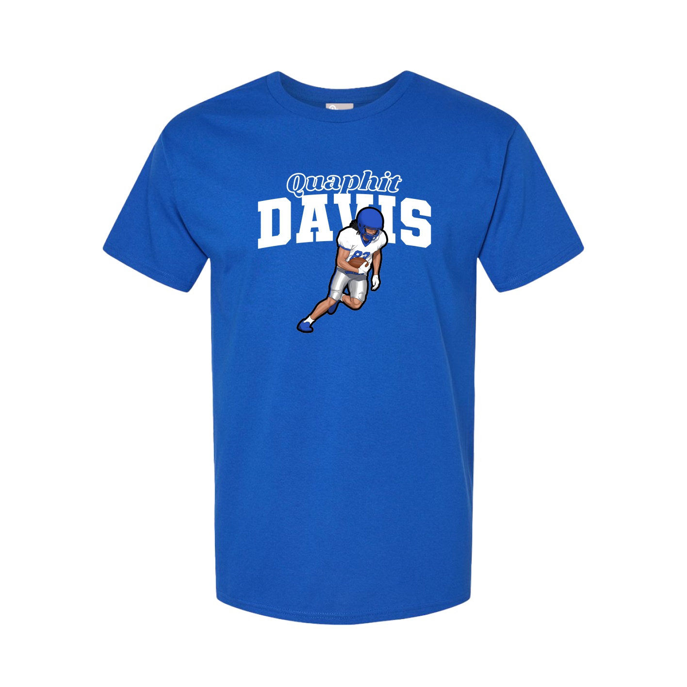 Youth Tee — Name Arch in Royal