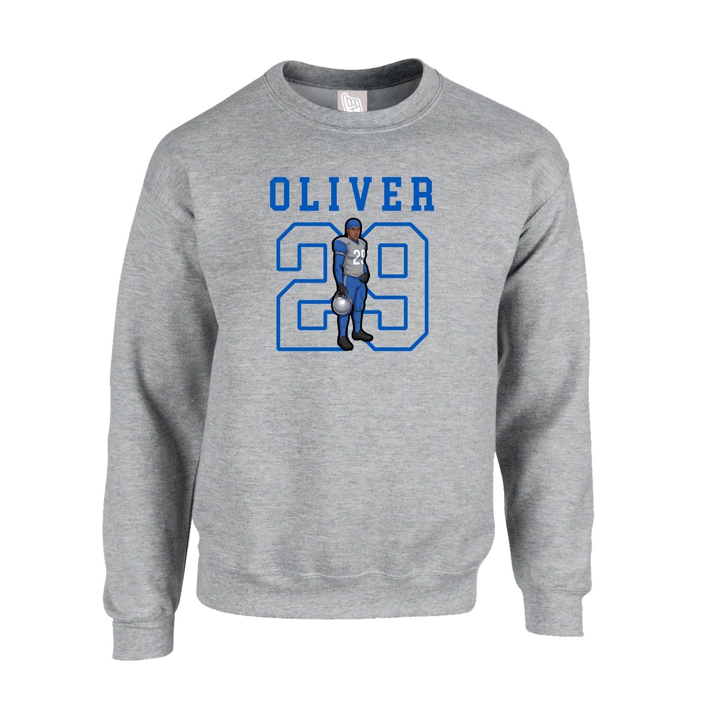 Fleece Crew — Shirsey in Grey