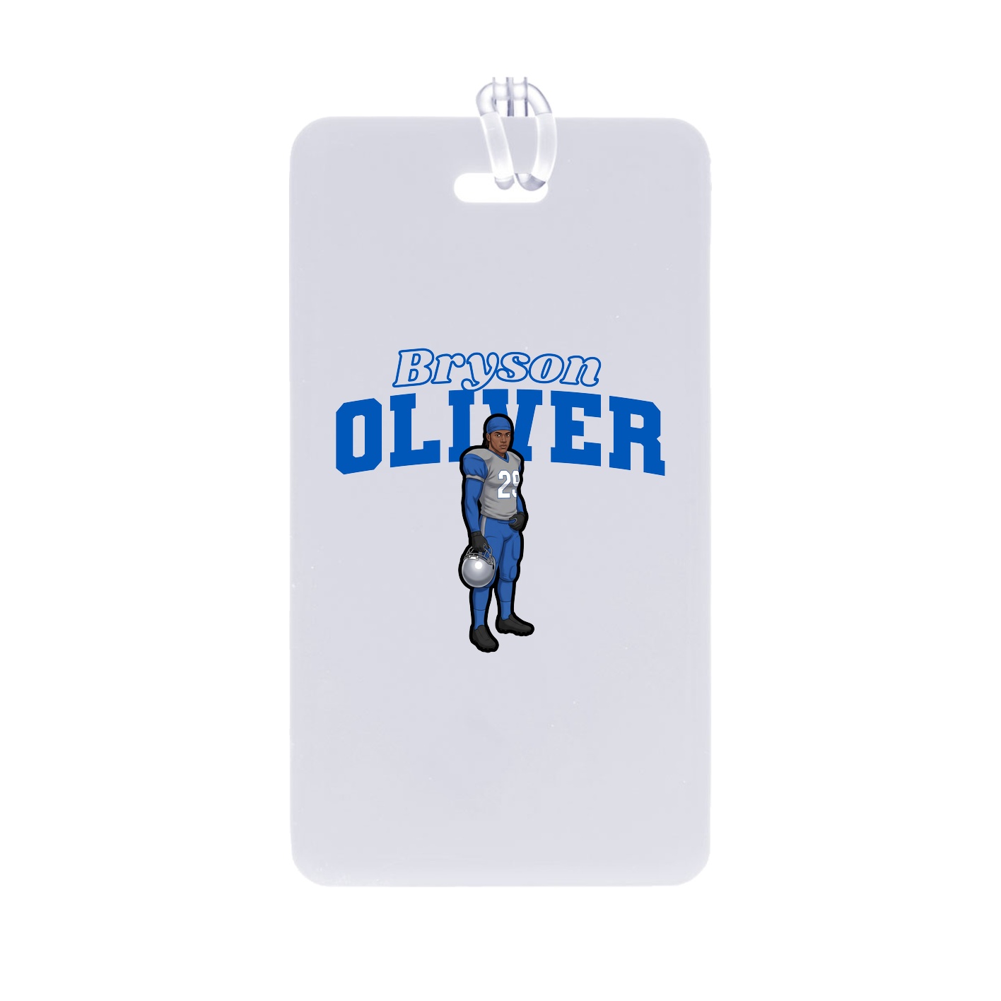 Bag Tag — Name Arch in Classic
