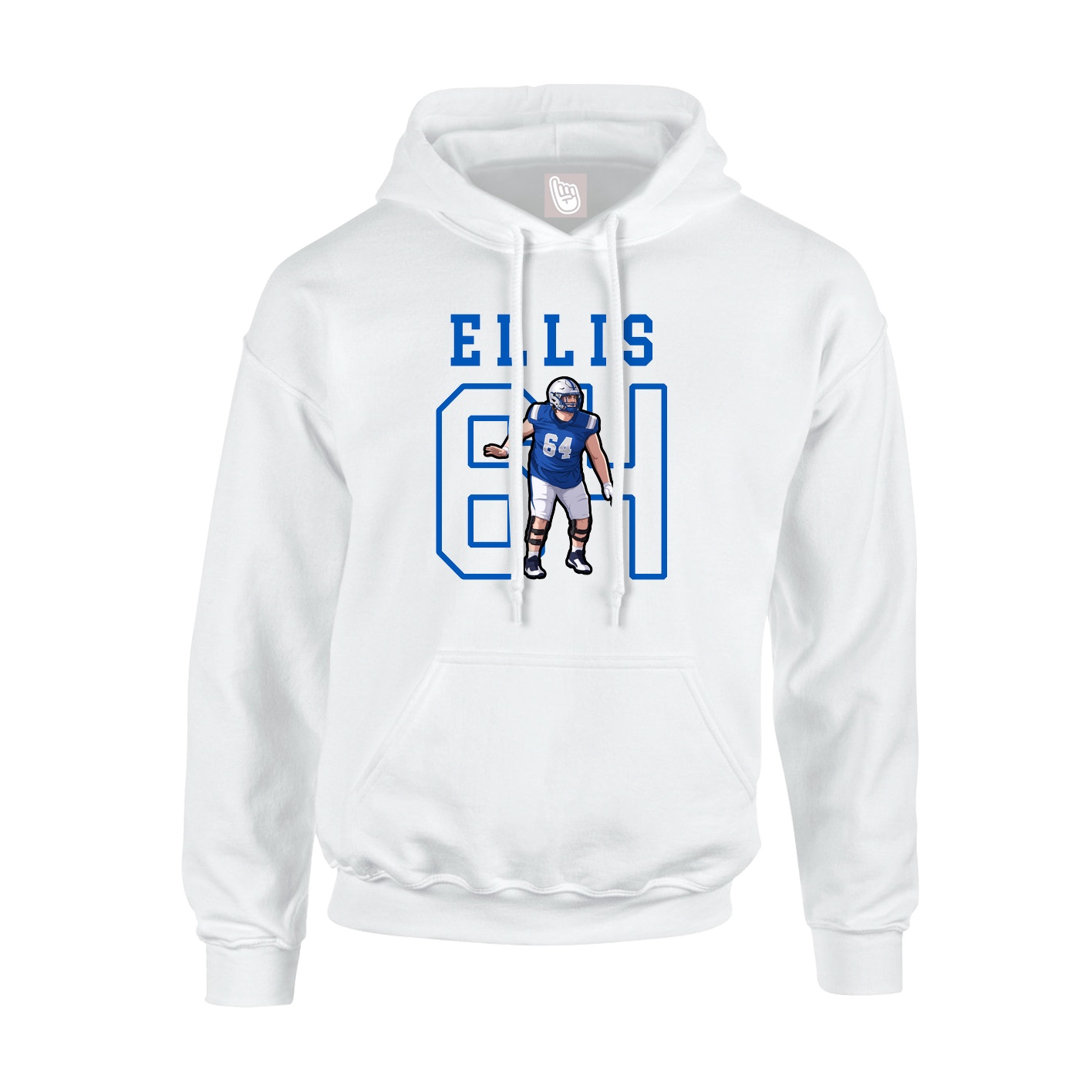 Hoodie — Shirsey in White