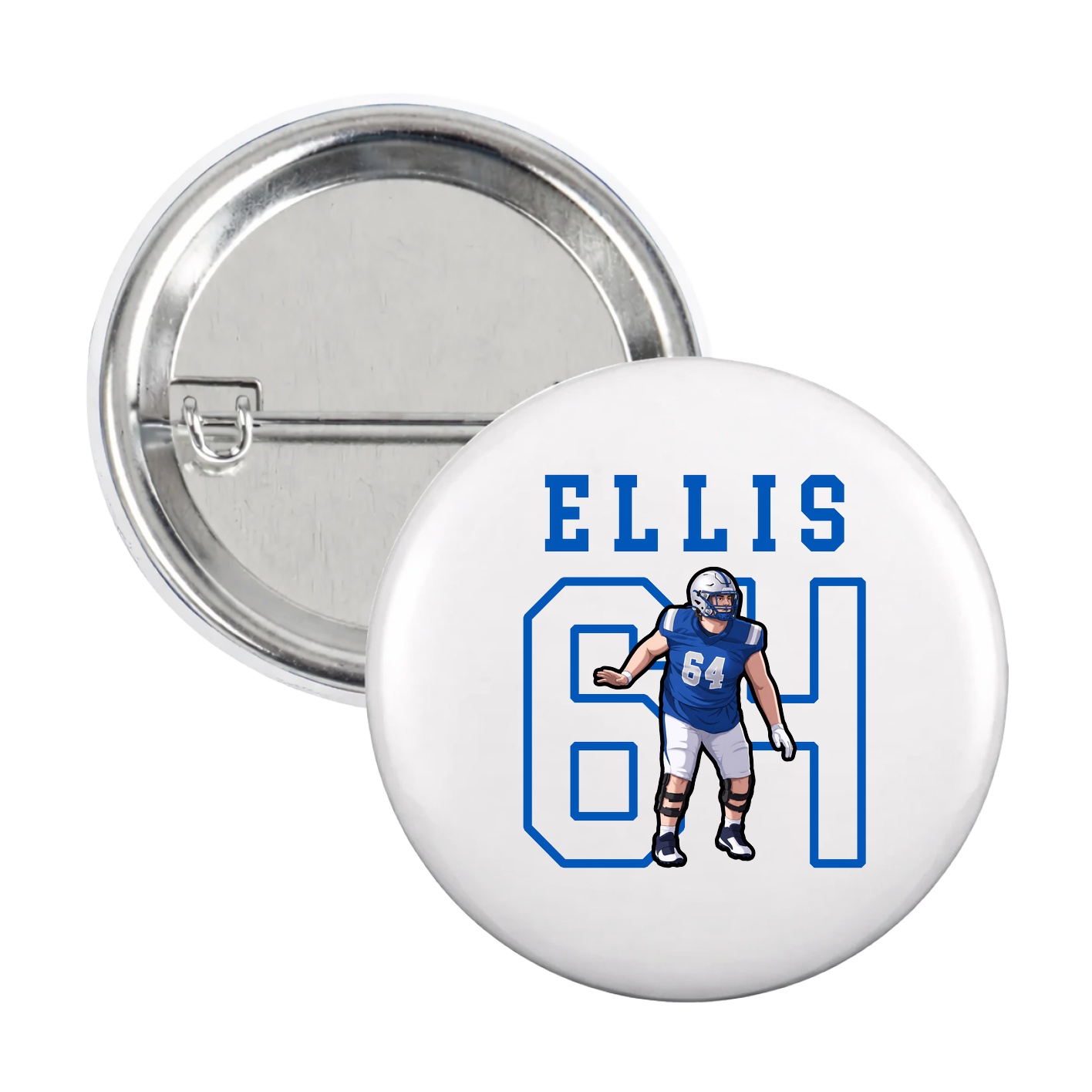 Game Day Button — Shirsey in White