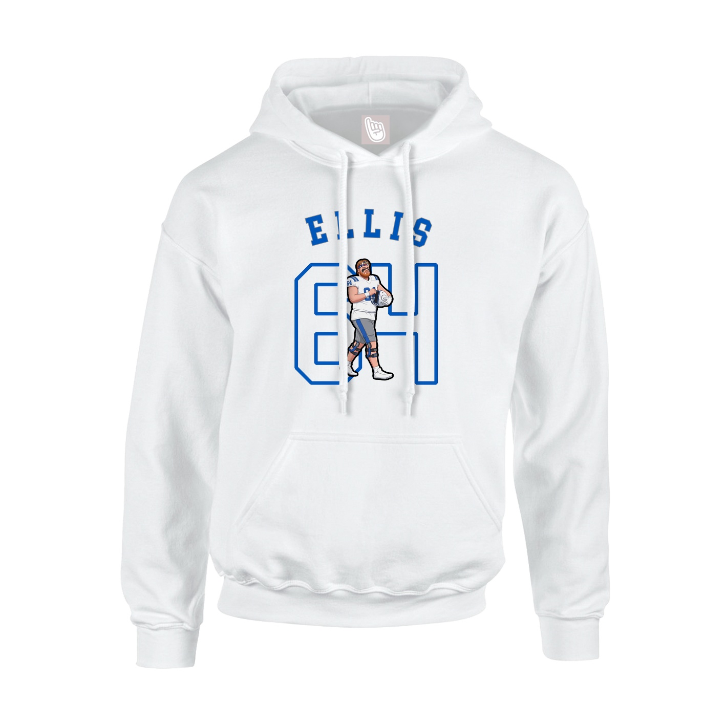 Hoodie — Shirsey Arch in White