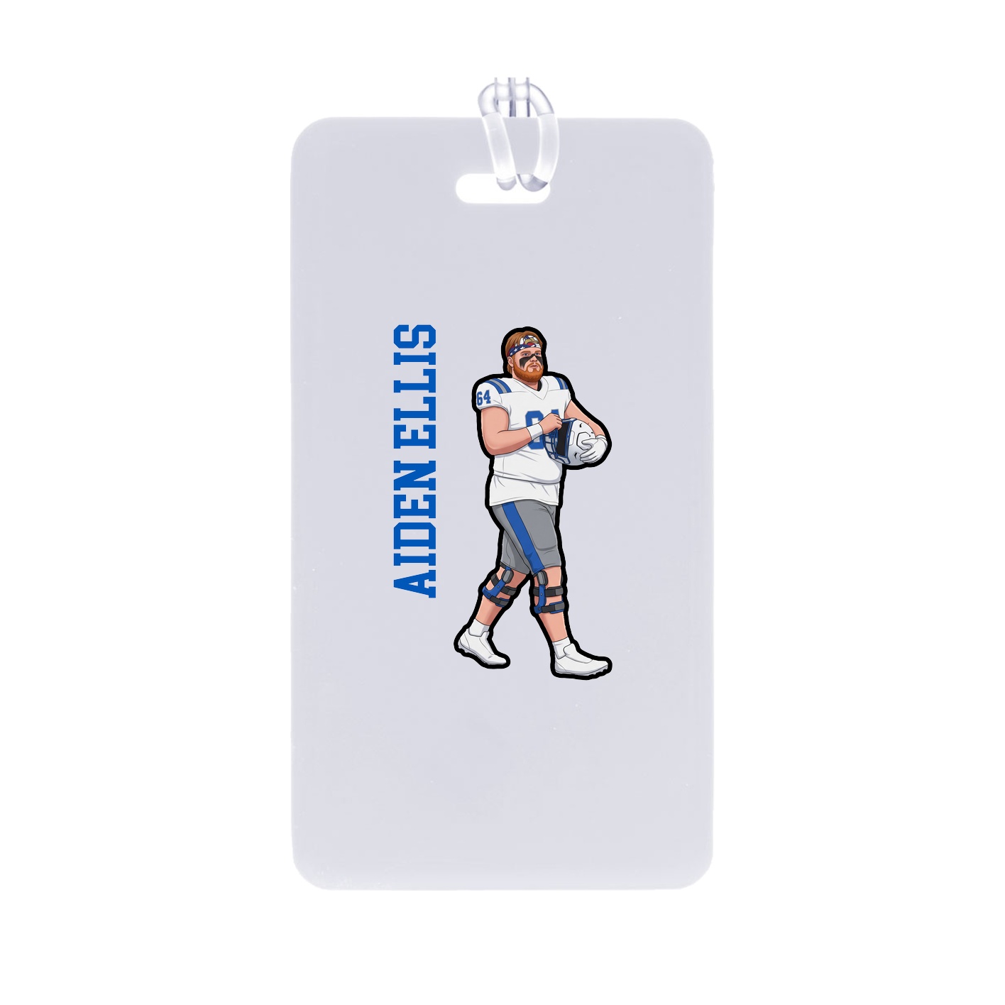 Bag Tag — Name Vertical in Classic
