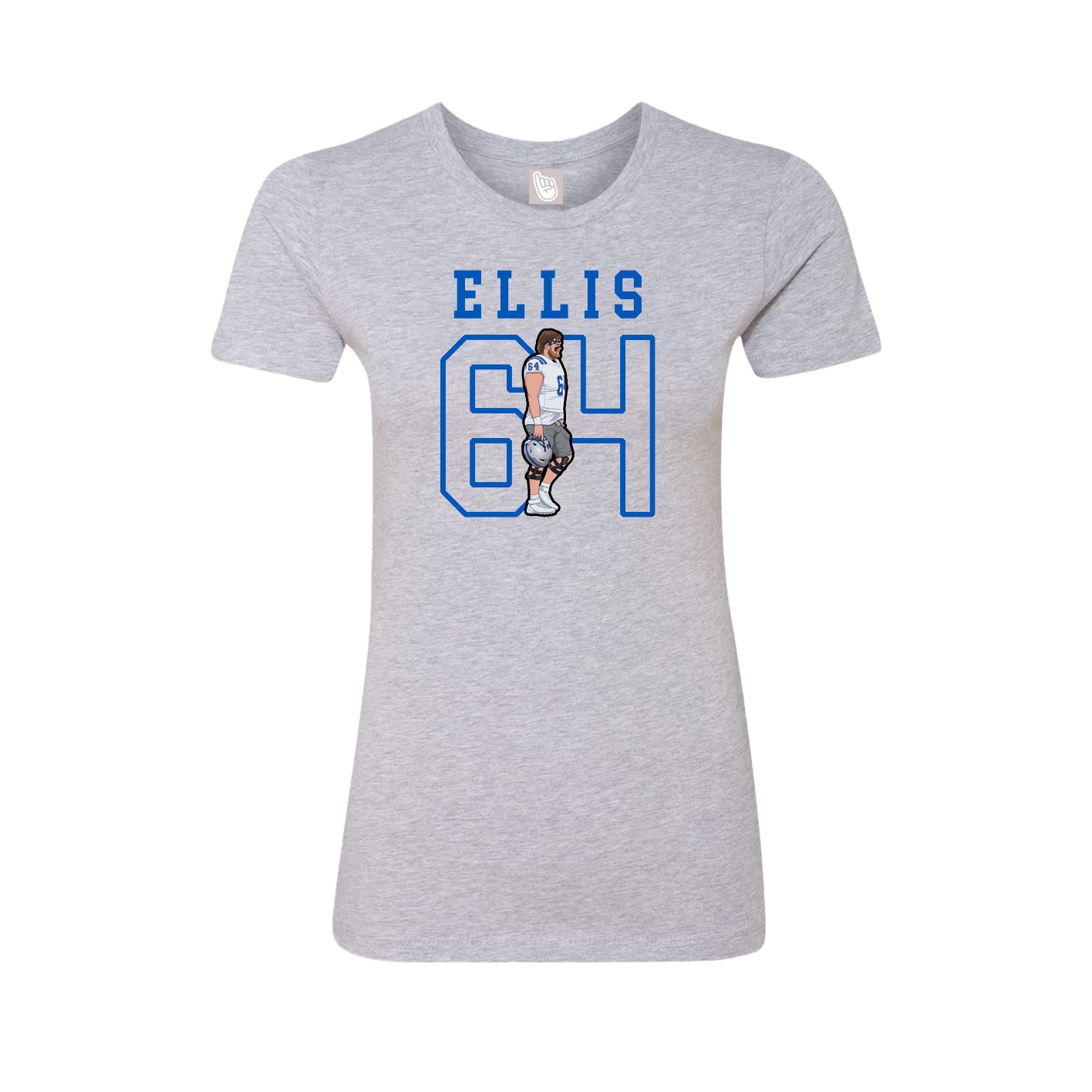 Fitted Women's Tee — Shirsey in Grey