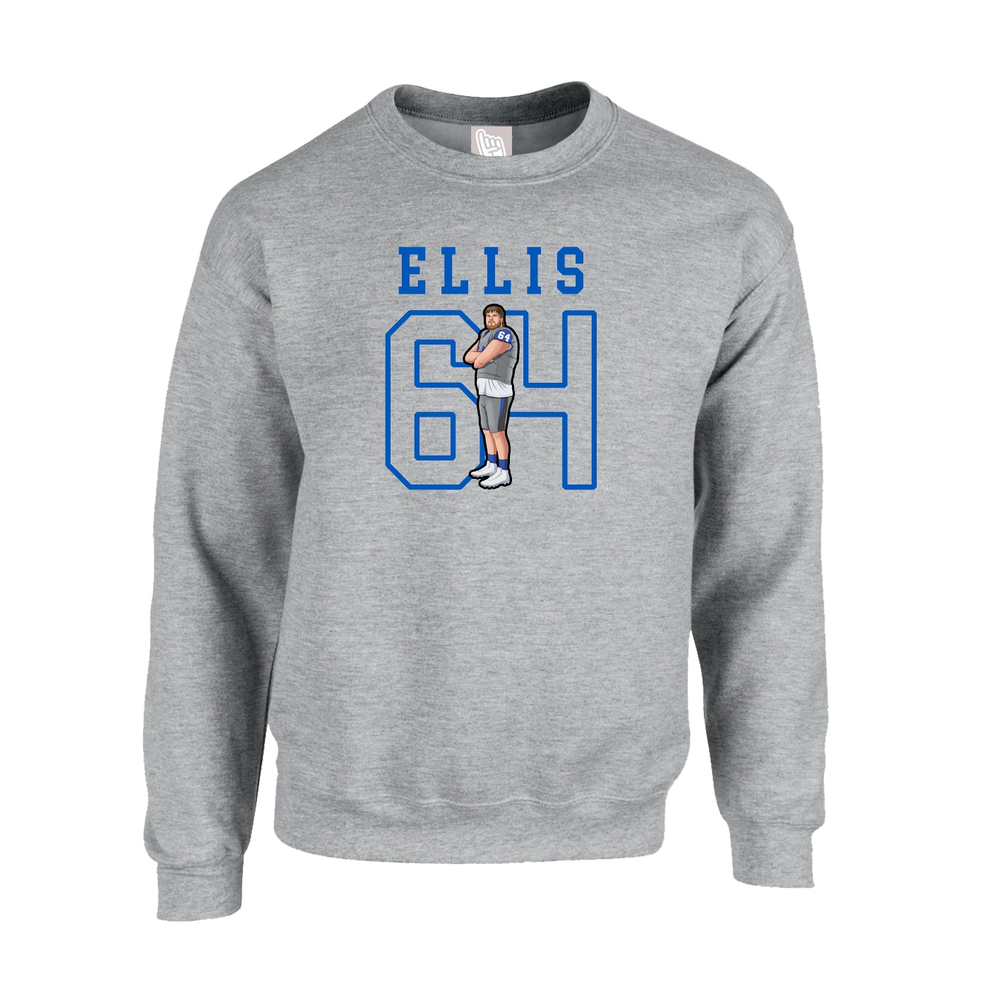 Fleece Crew — Shirsey in Grey