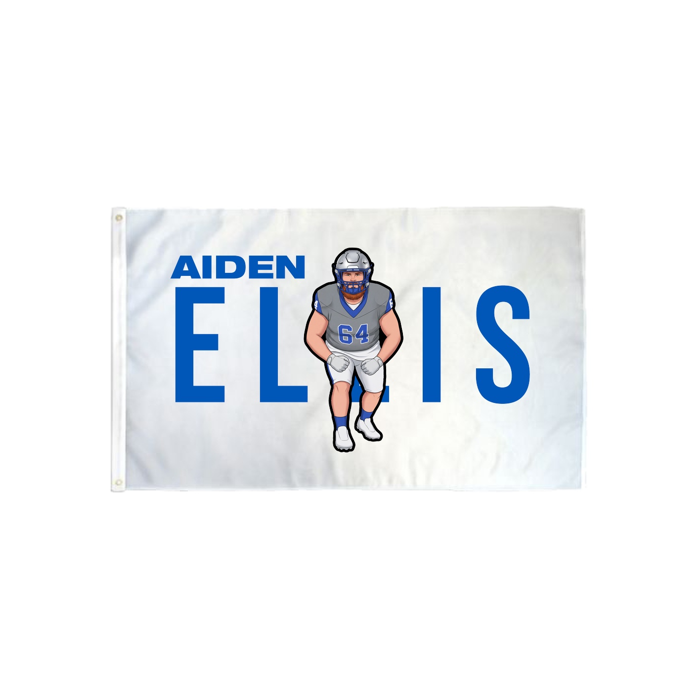3x5 Flag — Player Name in Classic