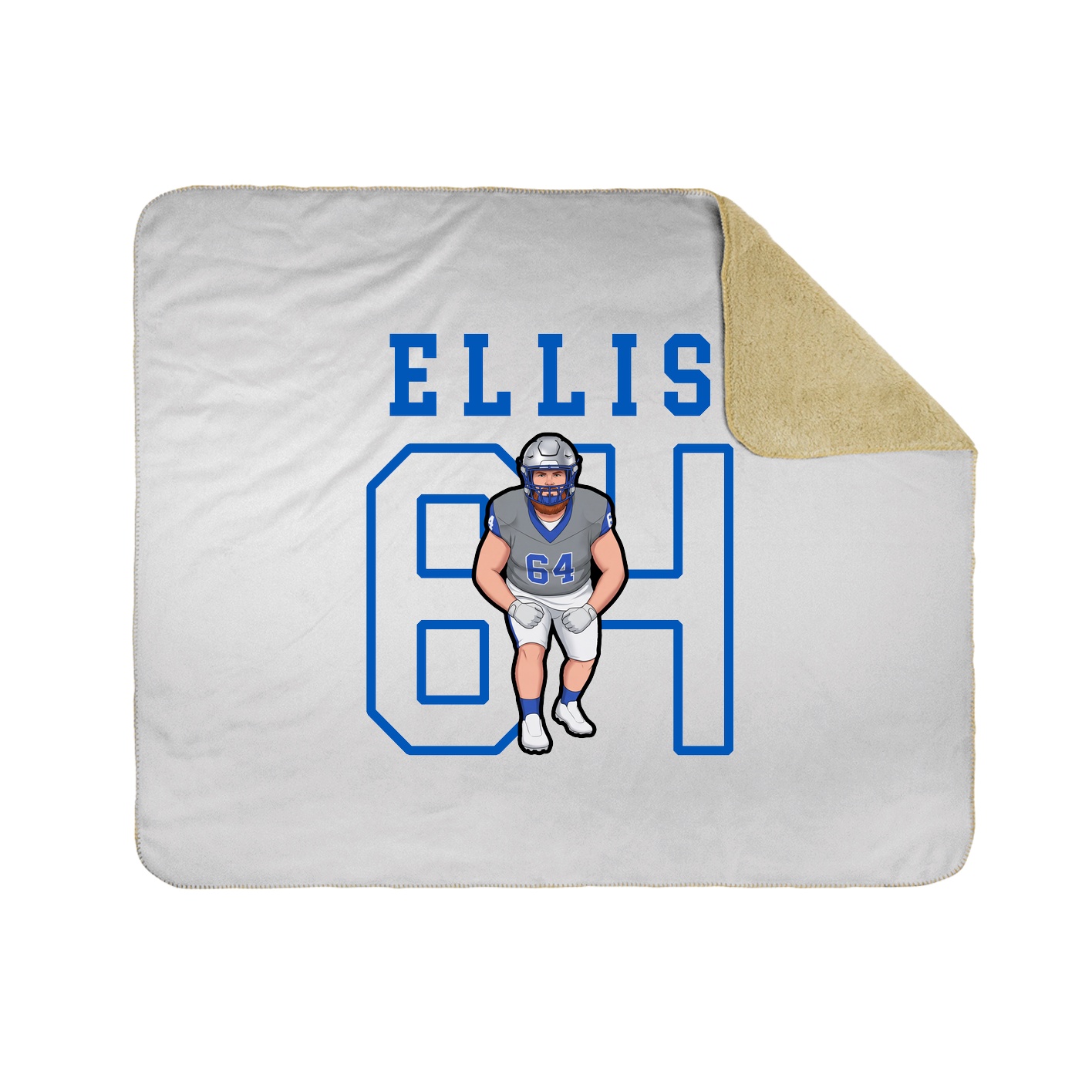 Throw Blanket — Shirsey in White
