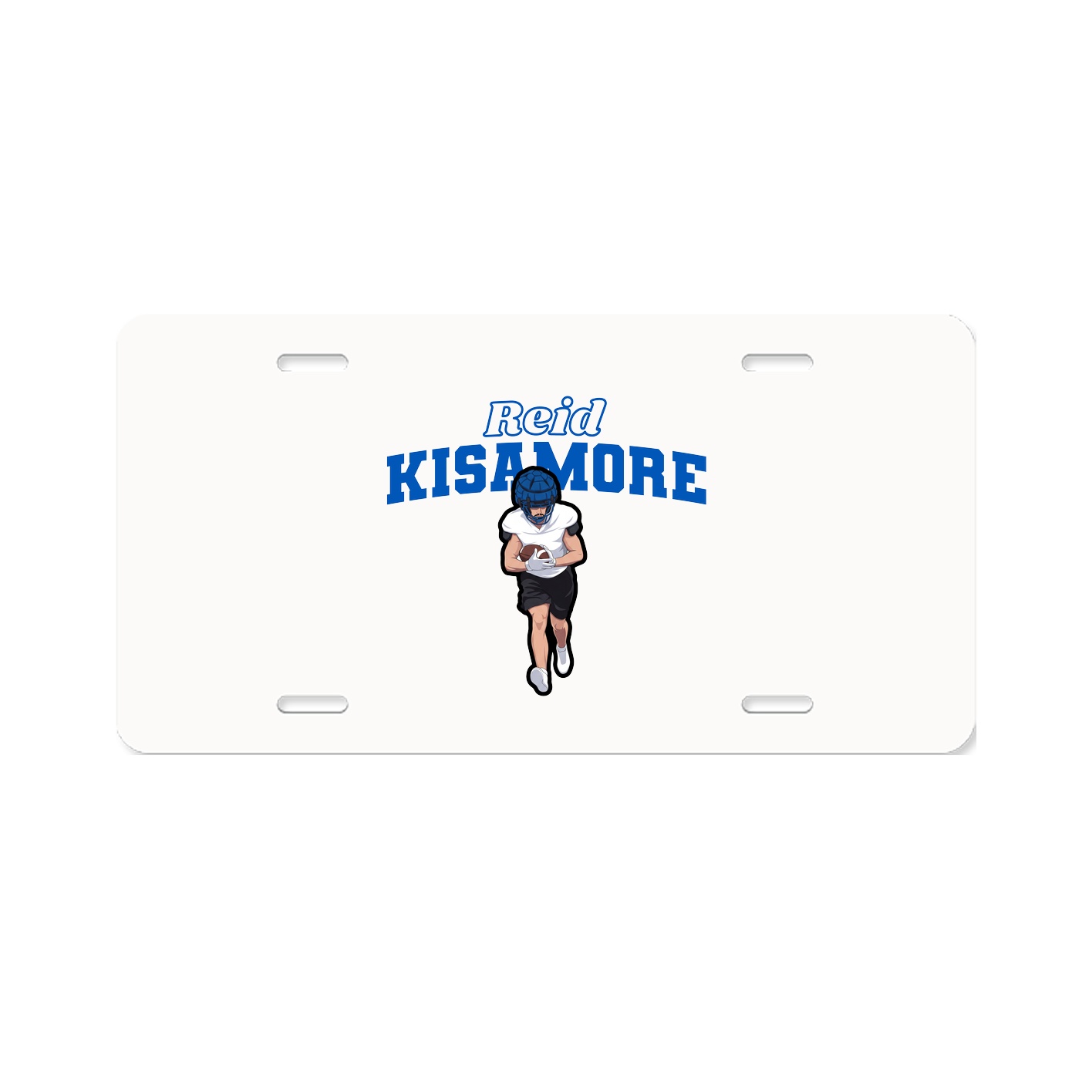 License Plate — Name Arch in Classic