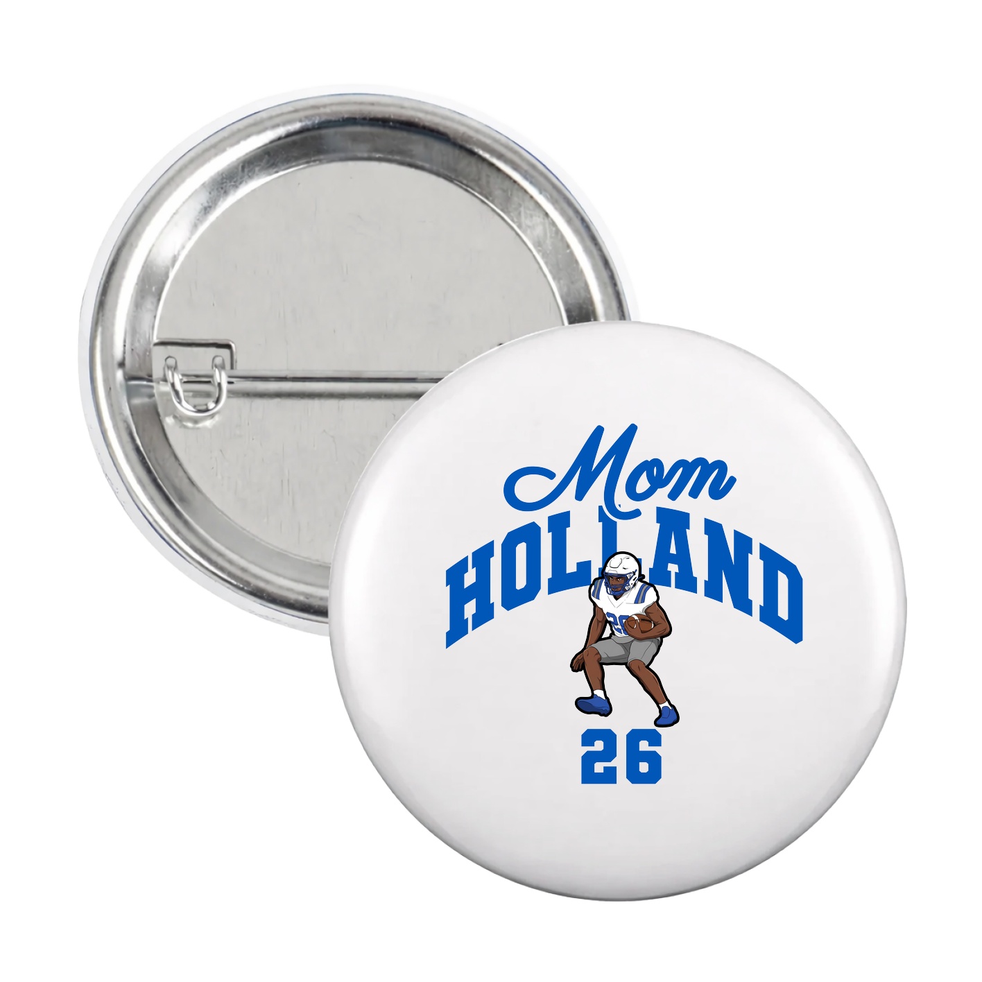 Game Day Button — Mothers Day Arch in White