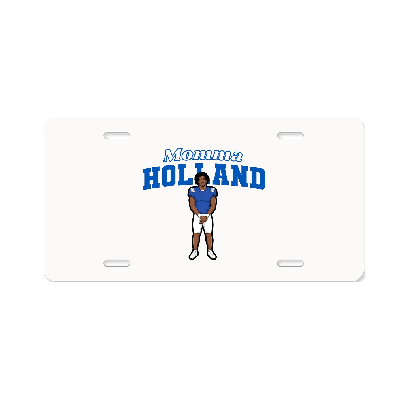 License Plate — Mothers Day Block in Classic