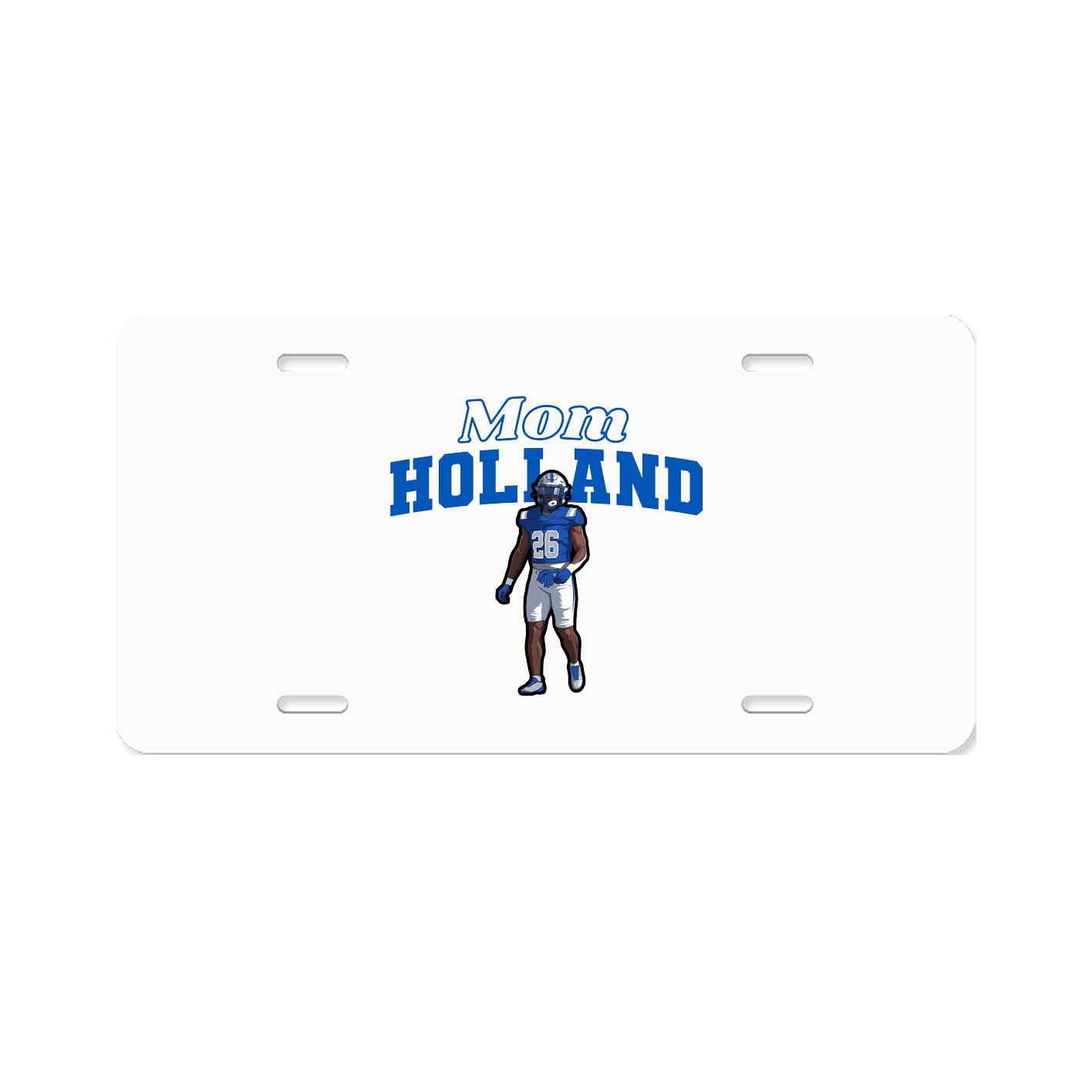 License Plate — Mothers Day Block in Classic