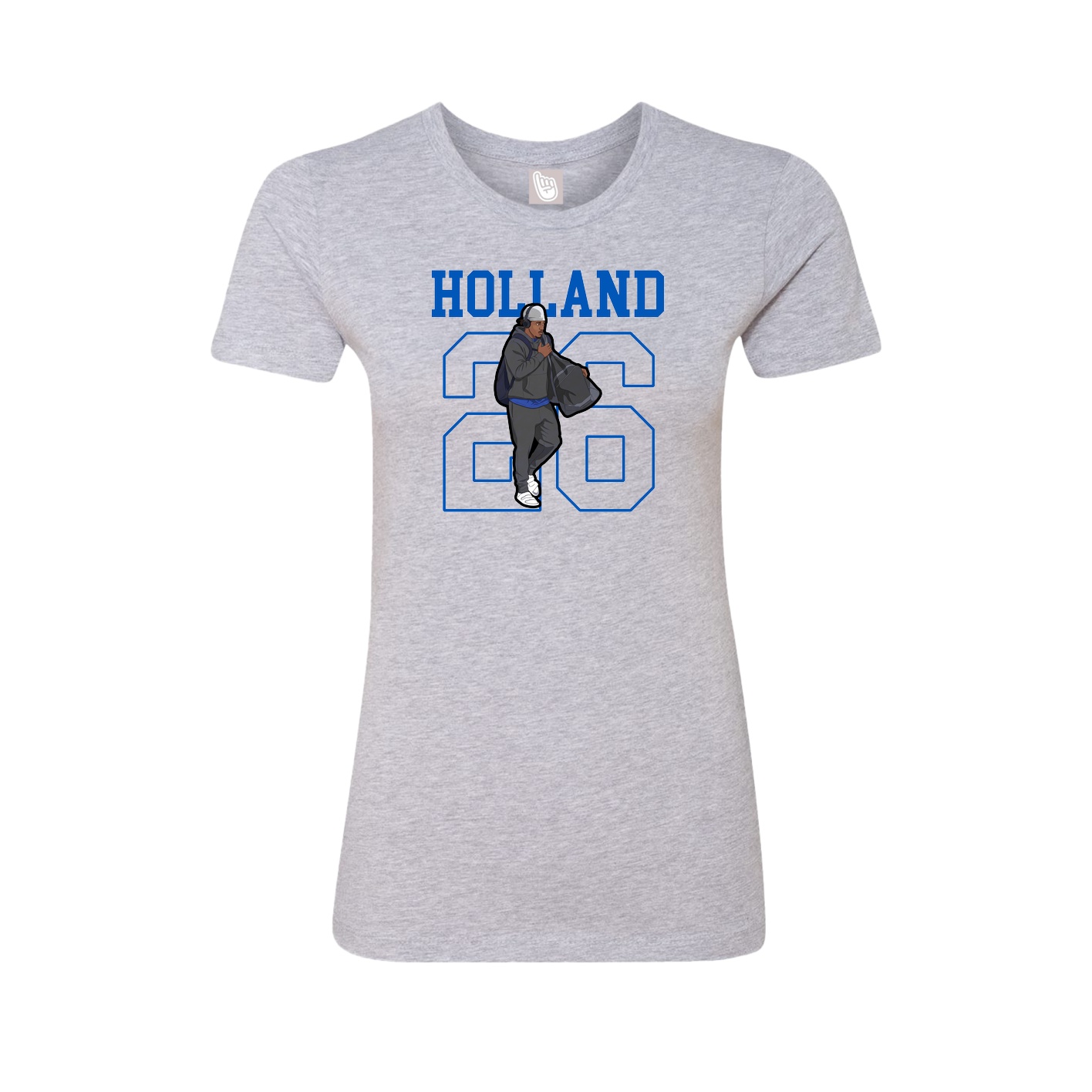 Fitted Women's Tee — Shirsey in Grey