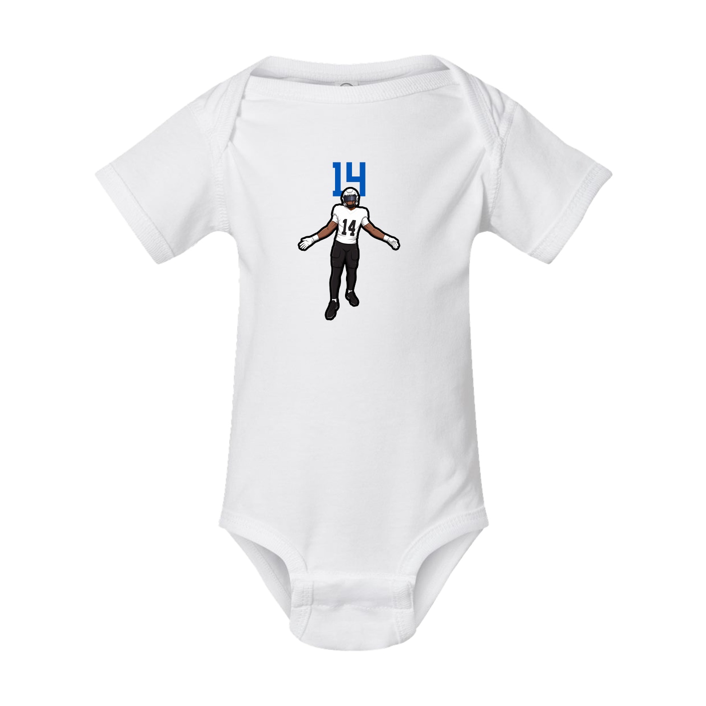 Baby Onesie — Number Top in White