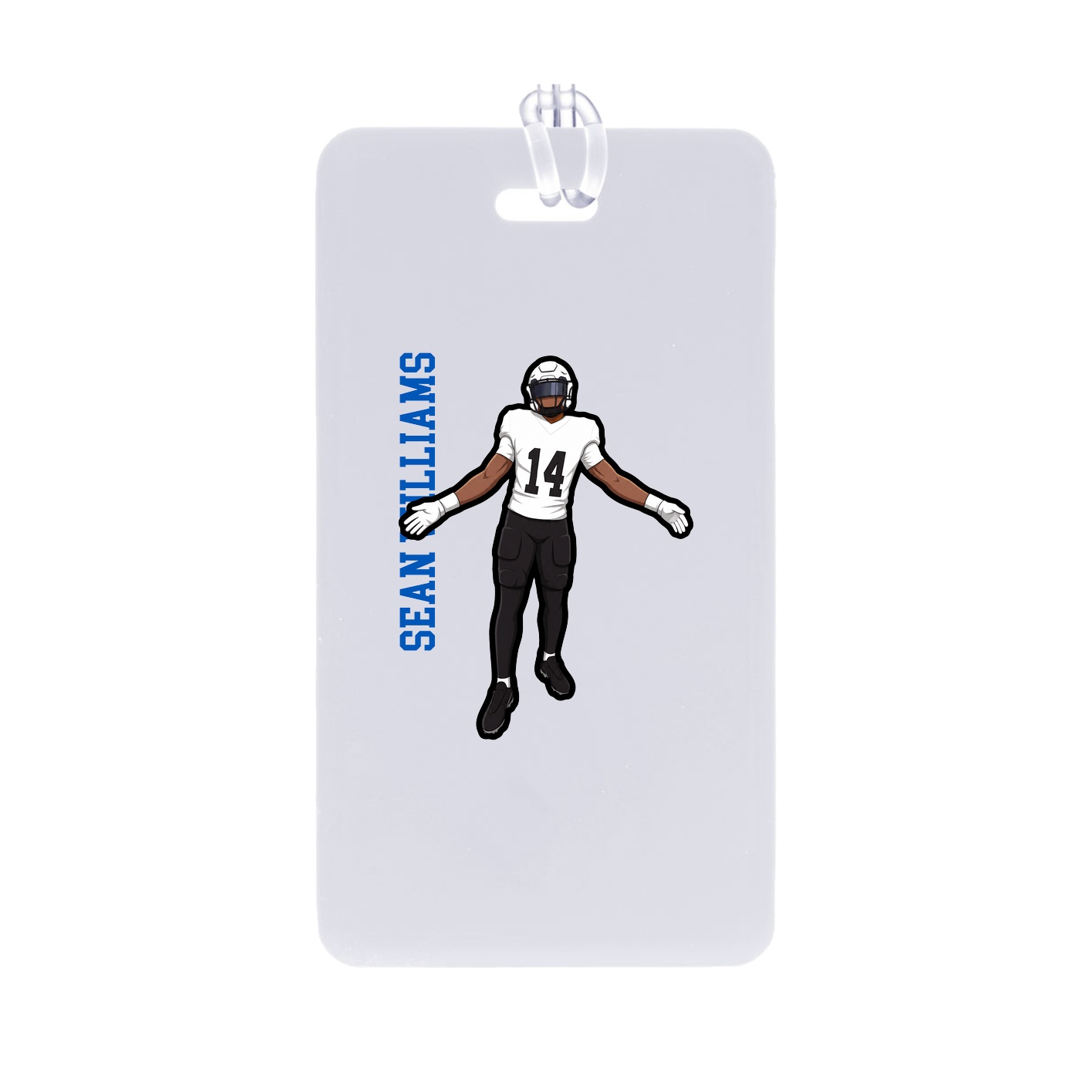 Bag Tag — Name Vertical in Classic