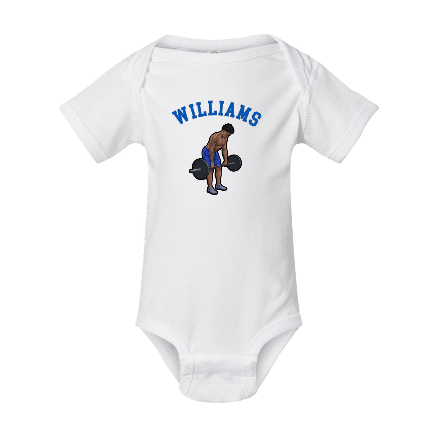Baby Onesie — Shirsey Arch in White