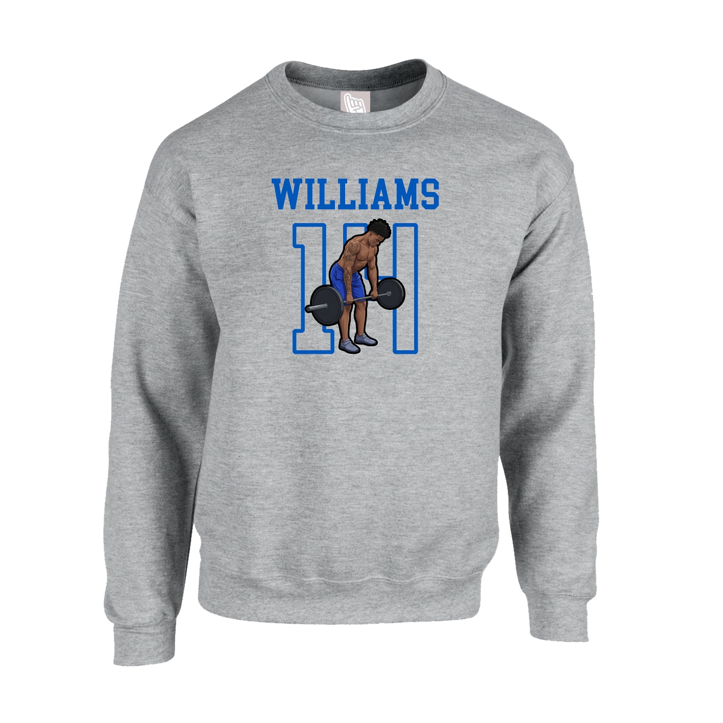 Fleece Crew — Shirsey in Grey
