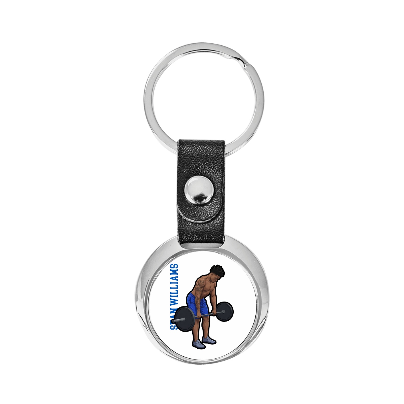 Key Chain — Name Vertical in Classic