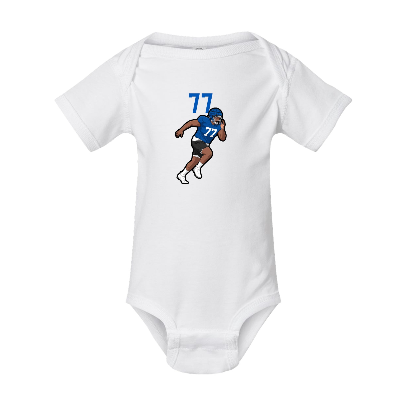 Baby Onesie — Number Top in White